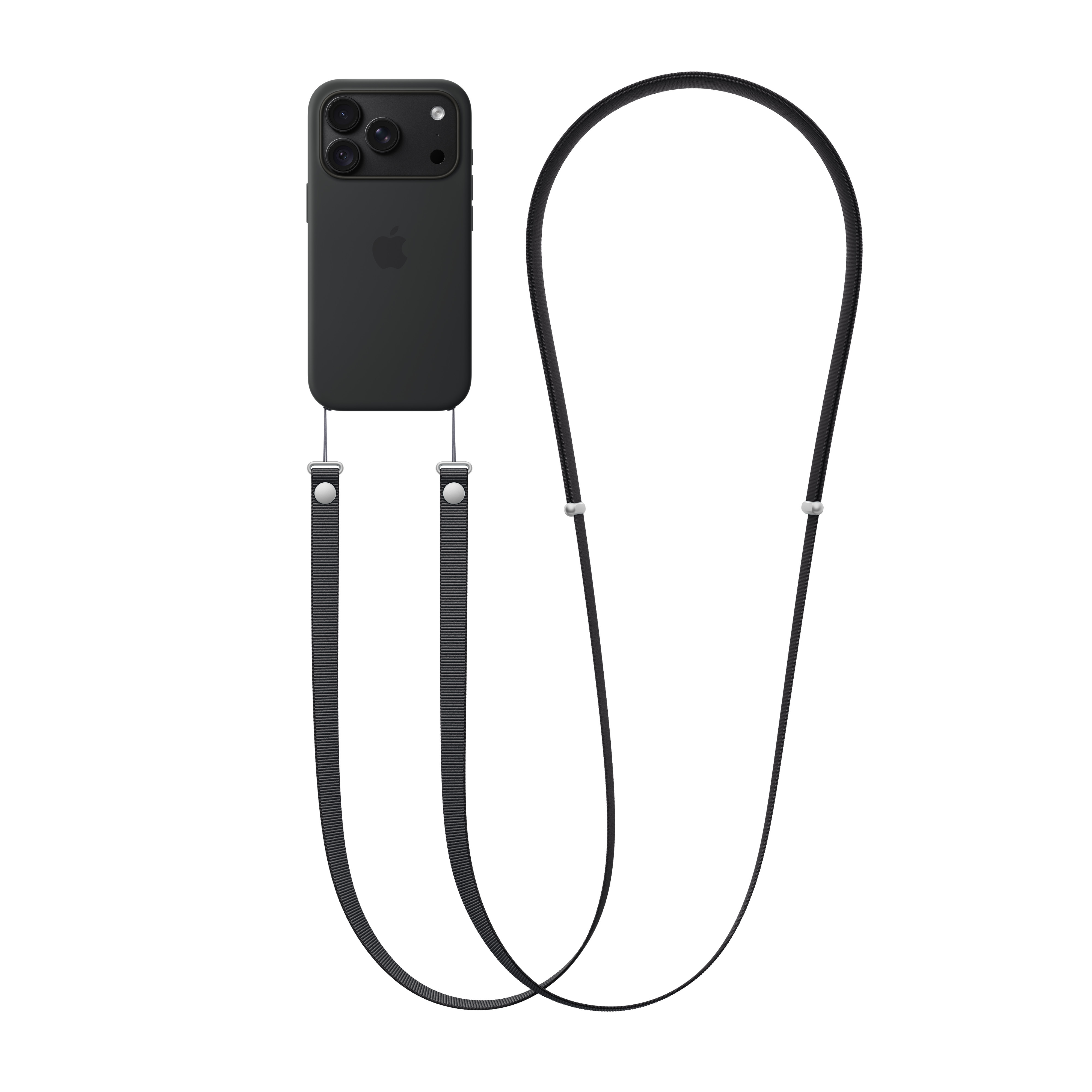 Apple Crossbody Strap Black