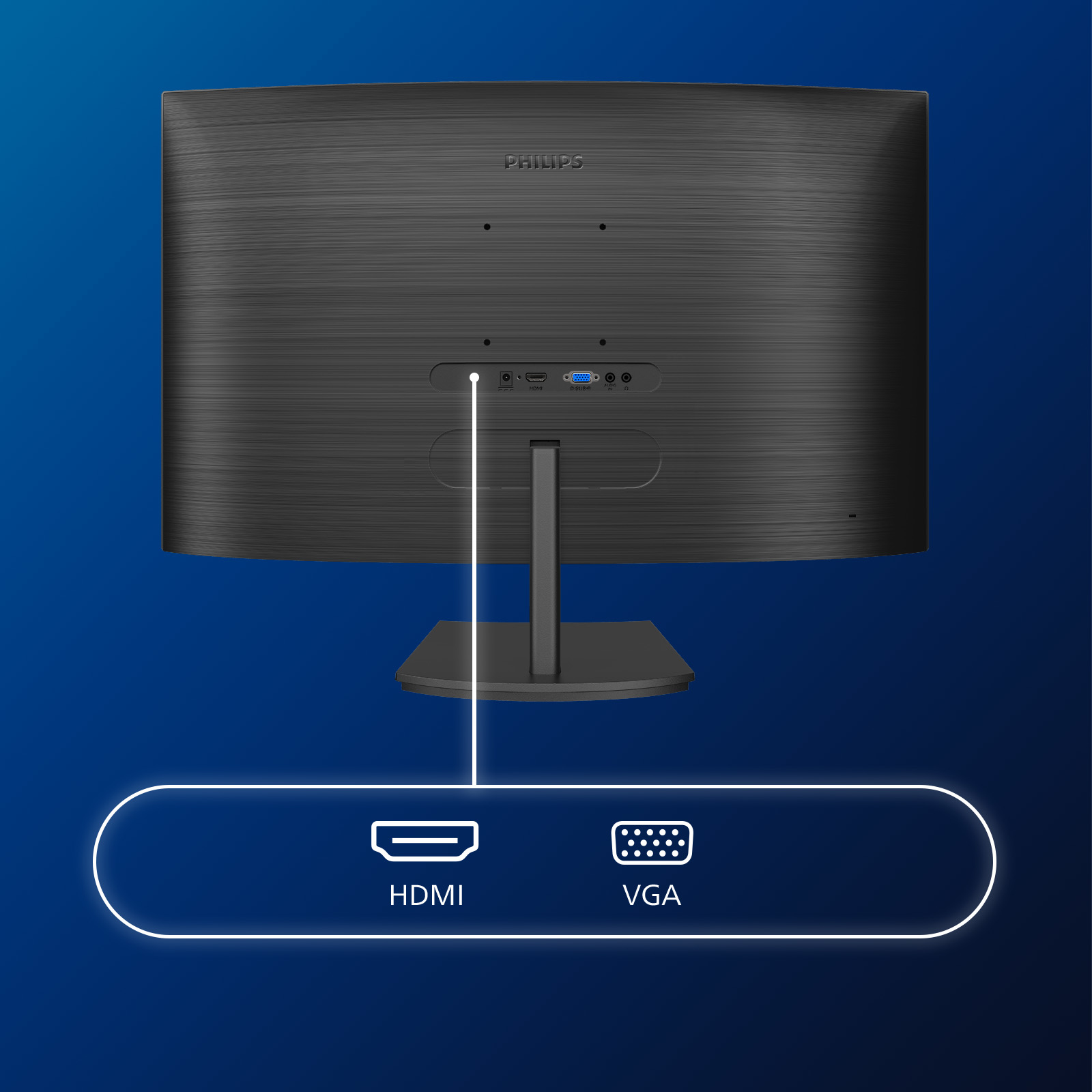 Philips E-line 241E1SC - LED-Monitor - gebogen - 60 cm (24")