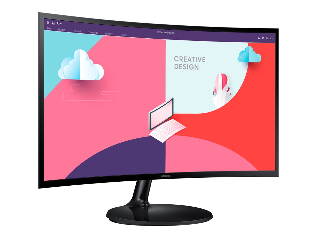Samsung S24C360EAU - S36C Series - LED-Monitor - gebogen - 59 cm (24")