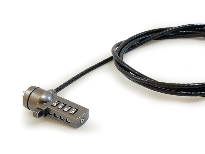 Conceptronic CNBCOMLOCK18, 1,8 m, Zahlenschloss, Schwarz