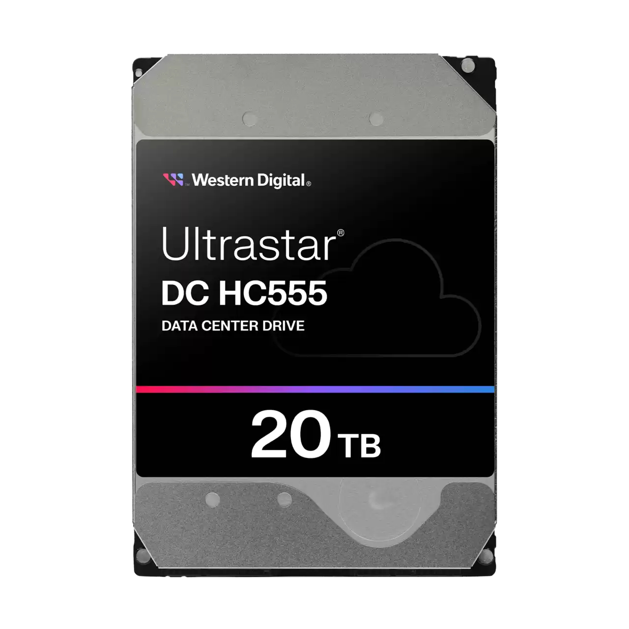 WD Ultrastar DC HC555 - Festplatte - Rechenzentrum - verschlüsselt - 20 TB - intern - 3.5" (8.9 cm)
