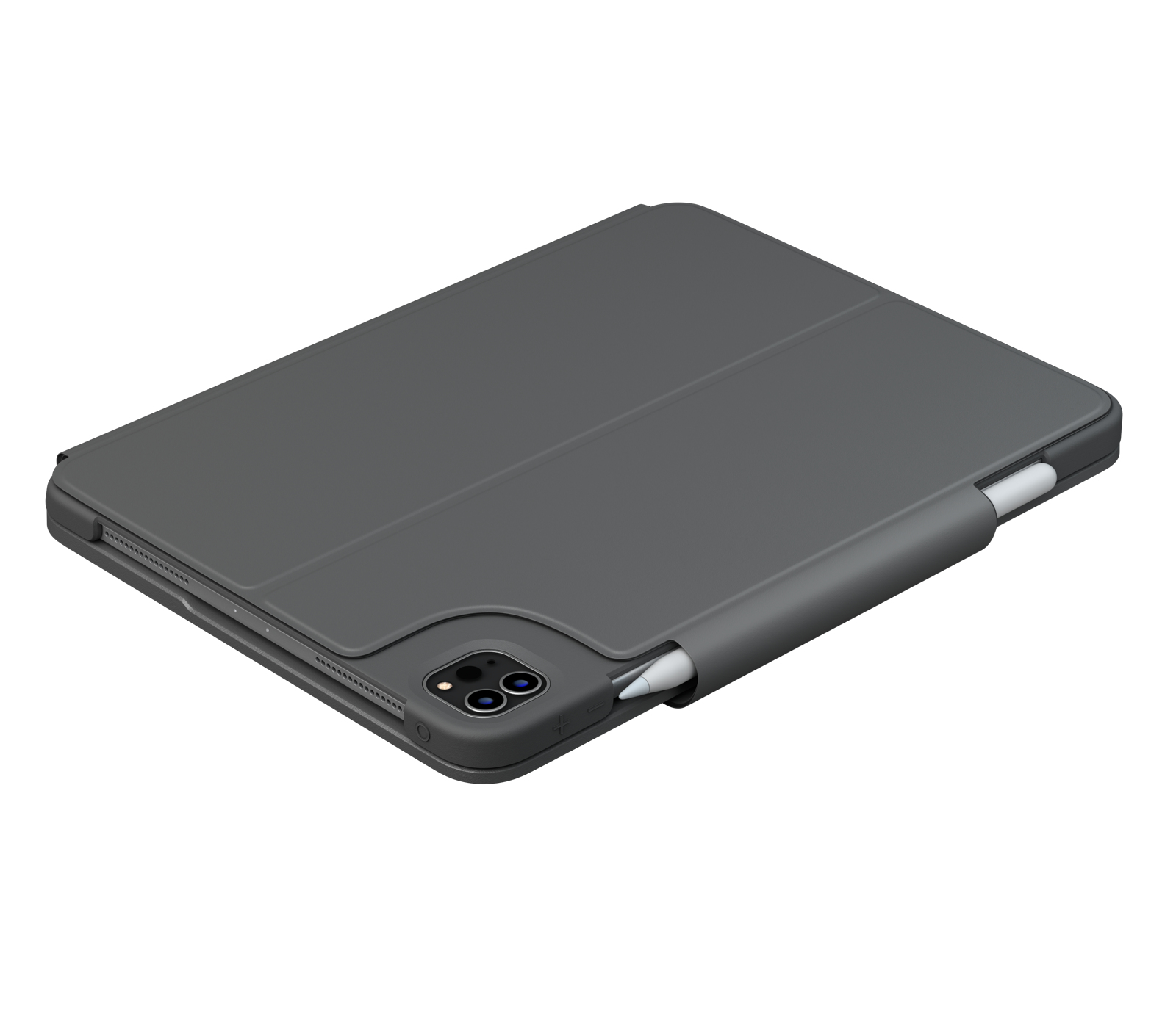 Logitech Slim Folio Pro - Tastatur und Foliohülle - hintergrundbeleuchtet - Bluetooth - AZERTY - Fra