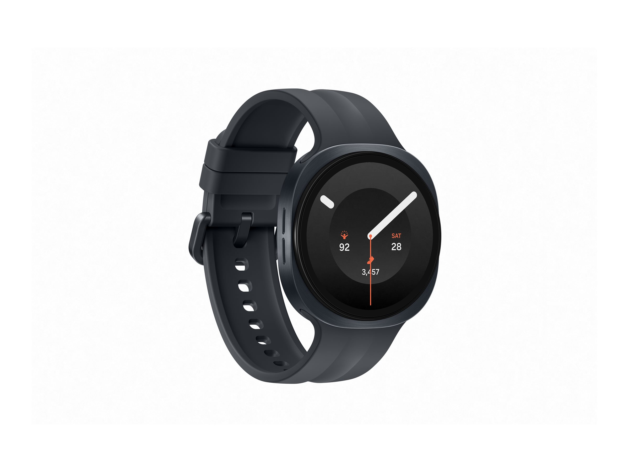 Samsung Galaxy Watch9 - 40 mm - Carbon-Schwarz - intelligente Uhr mit Sportband - schwarz - Bandgröß
