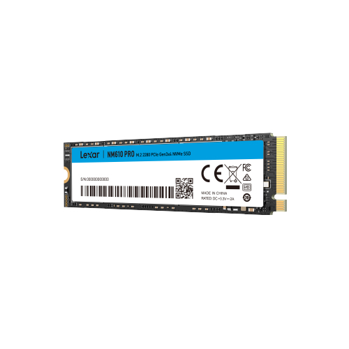Lexar NM610 Pro - SSD - 1 TB - intern - M.2 2280 - PCIe 3.0 x4 (NVMe)