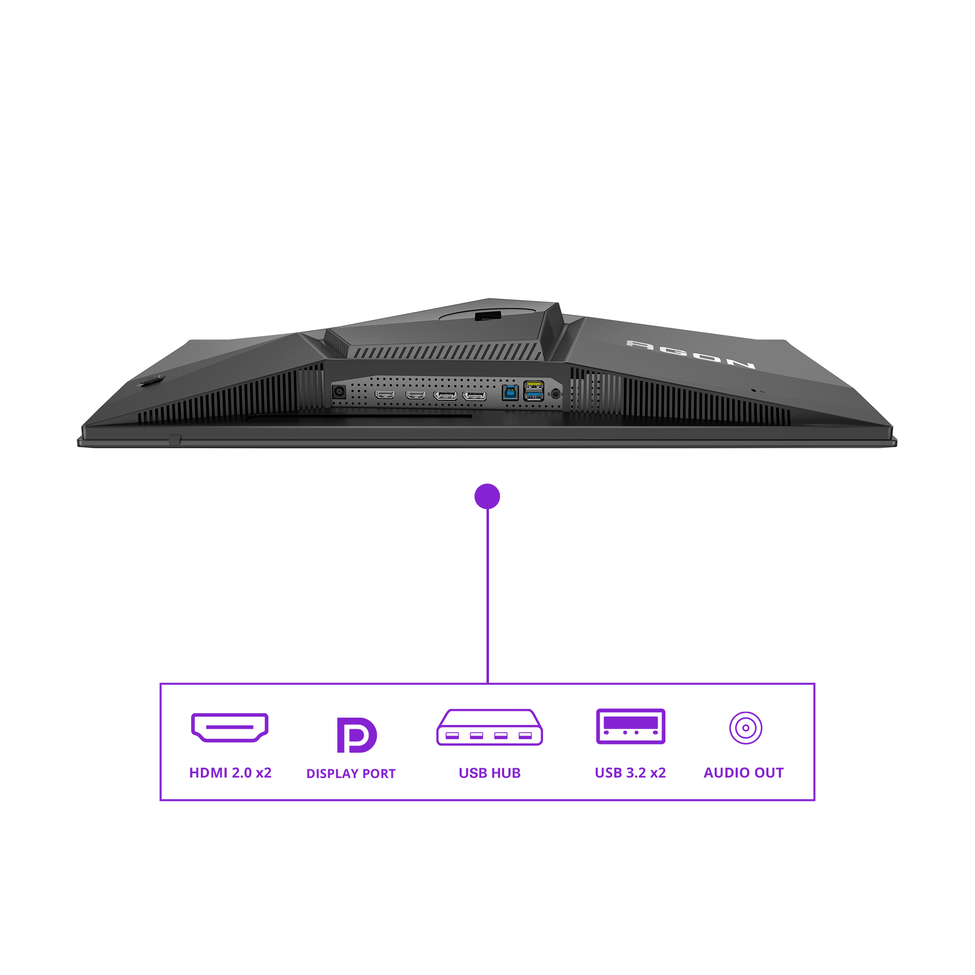 AOC AGON PRO AG276QZD2 - OLED-Monitor - Gaming - 68.6 cm (27")