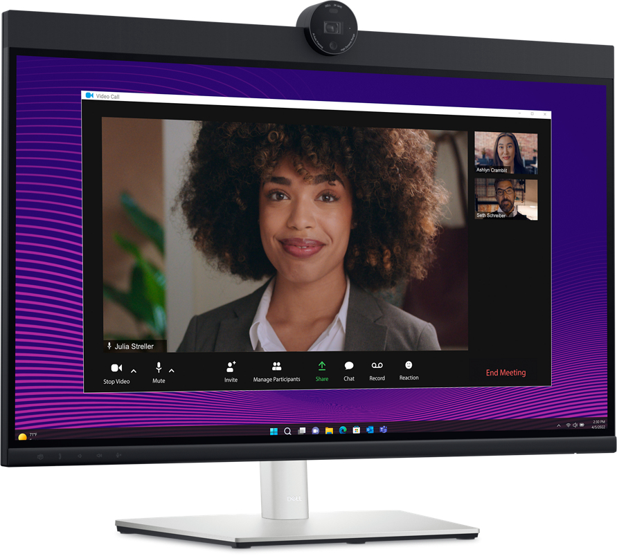 Dell 27 Video Conferencing Monitor P2724DEB 68.6cm (27") WQHD, IPS, 5ms, HDMI, DP, USB, Webcam
