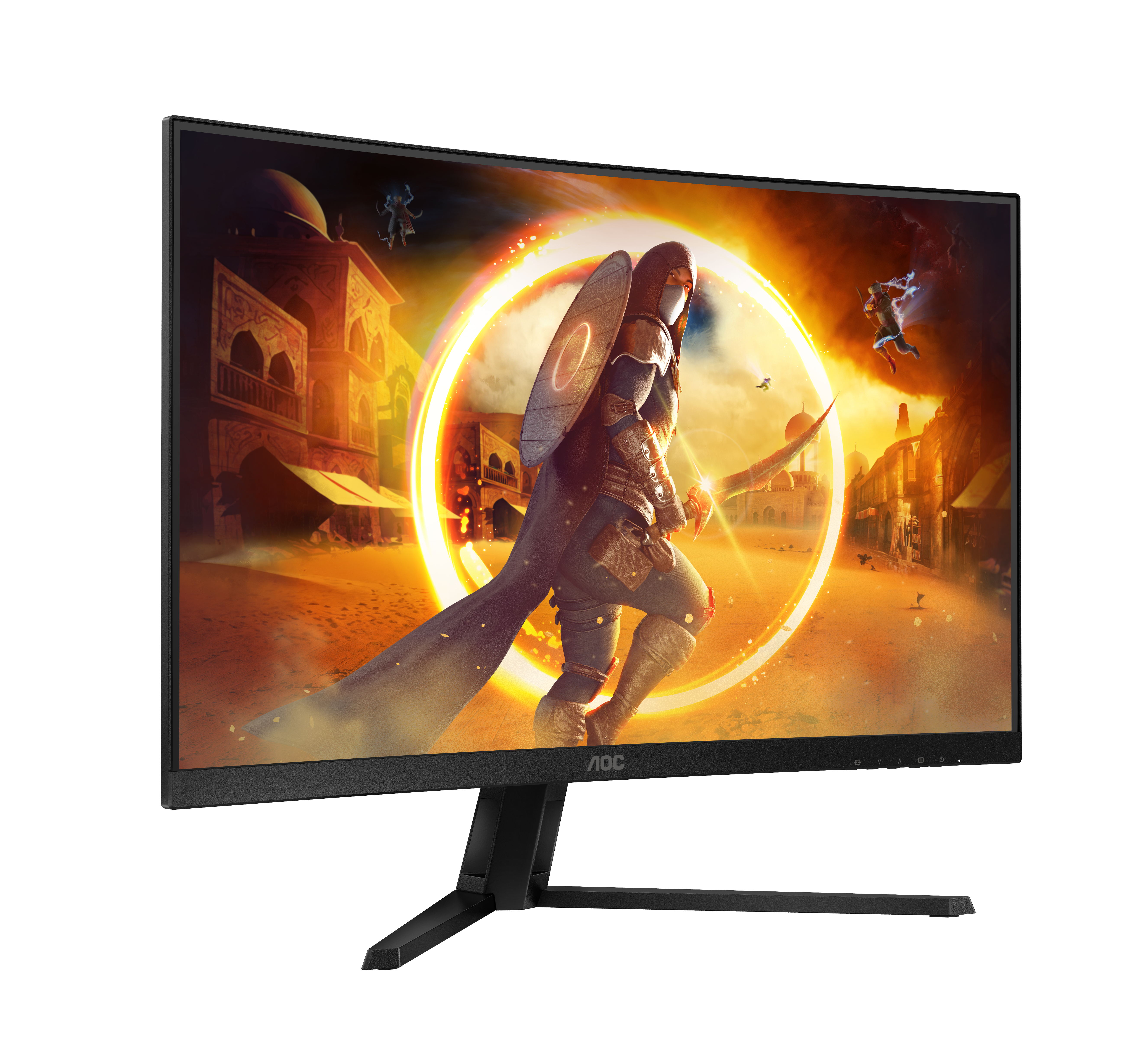 AOC G4 CQ32G4VE, 80 cm (31.5"), 2560 x 1440 Pixel, Quad HD, LCD, 1 ms, Schwarz, Grau