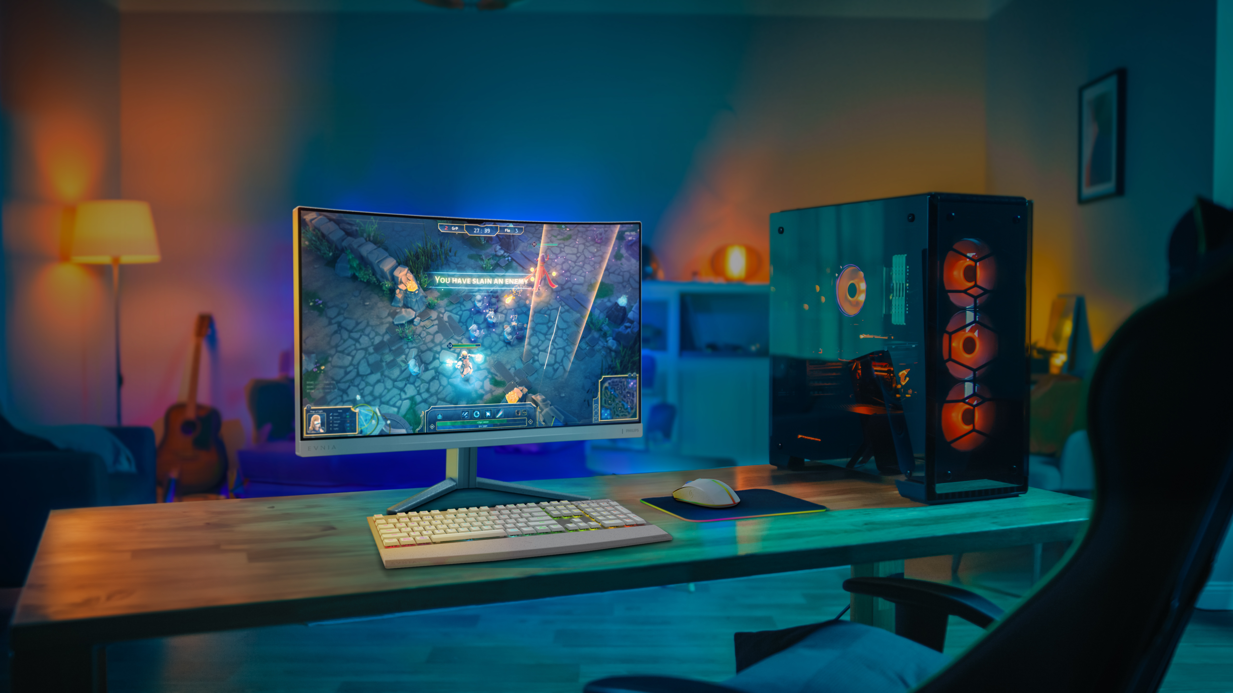 Philips Evnia 5000 27M2C5501 - LED-Monitor - Gaming - gebogen - 68.5 cm (27")