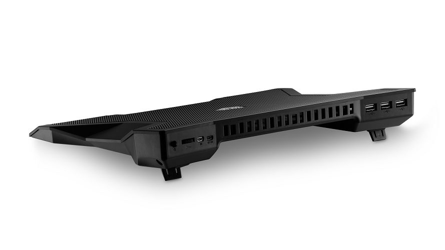Cooler Master Notepal XL - Notebook-Lüfter - mit 3-Port-USB-Hub - 43.2 cm (17")