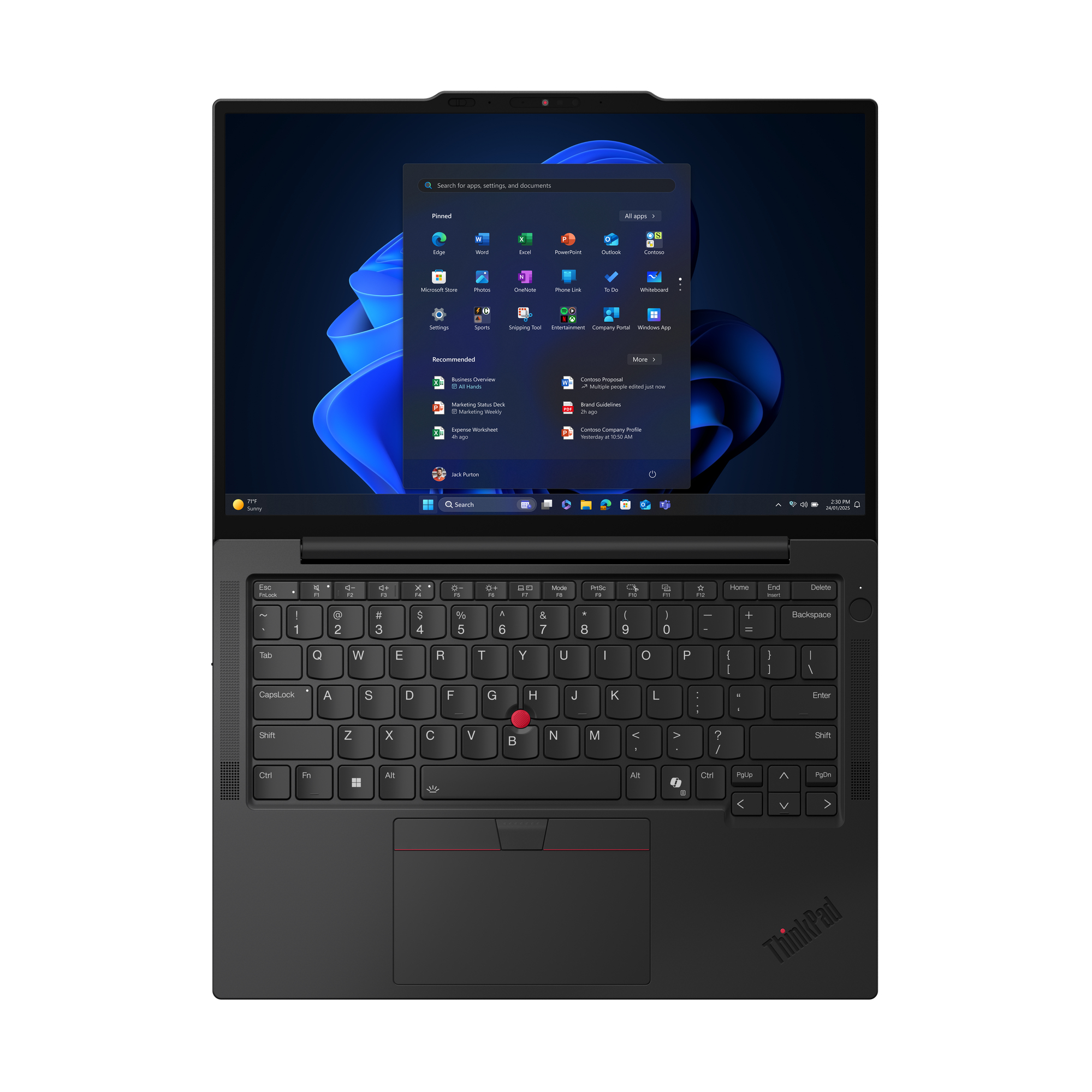 Lenovo ThinkPad X13 Gen 6 21RK - 180°-Scharnierdesign - Intel Core Ultra 5 225U - Win 11 Pro - Intel