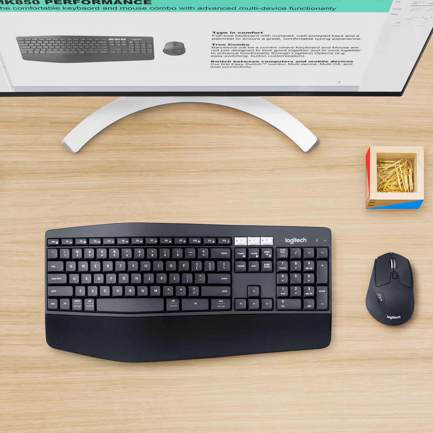 Logitech MK850 Performance - Tastatur-und-Maus-Set