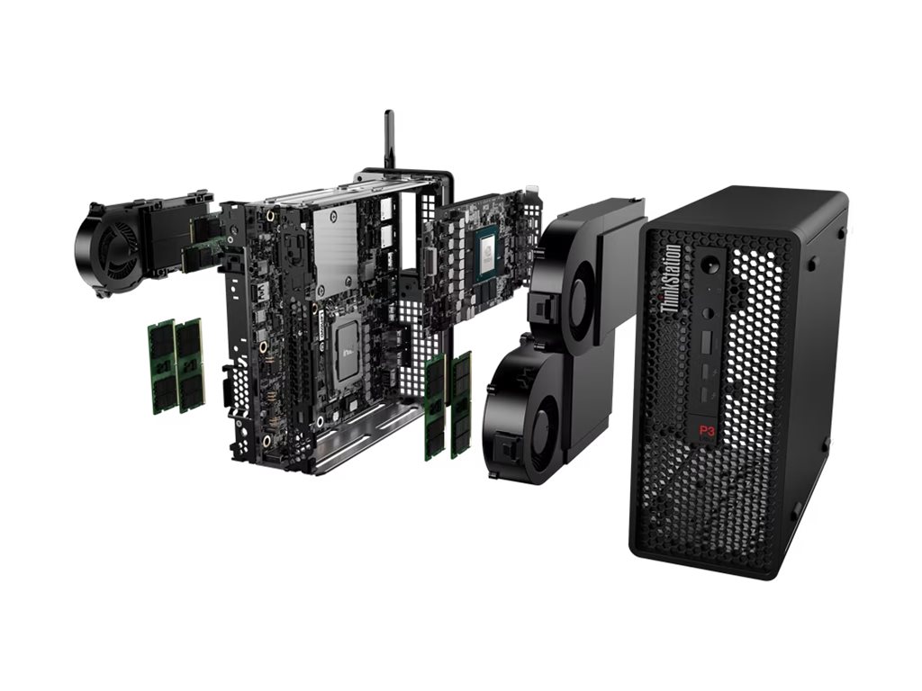Lenovo ThinkStation P3 Ultra 30HA - MT - 1 x Core i7 i7-14700K / 3.4 GHz - vPro Enterprise - RAM 32