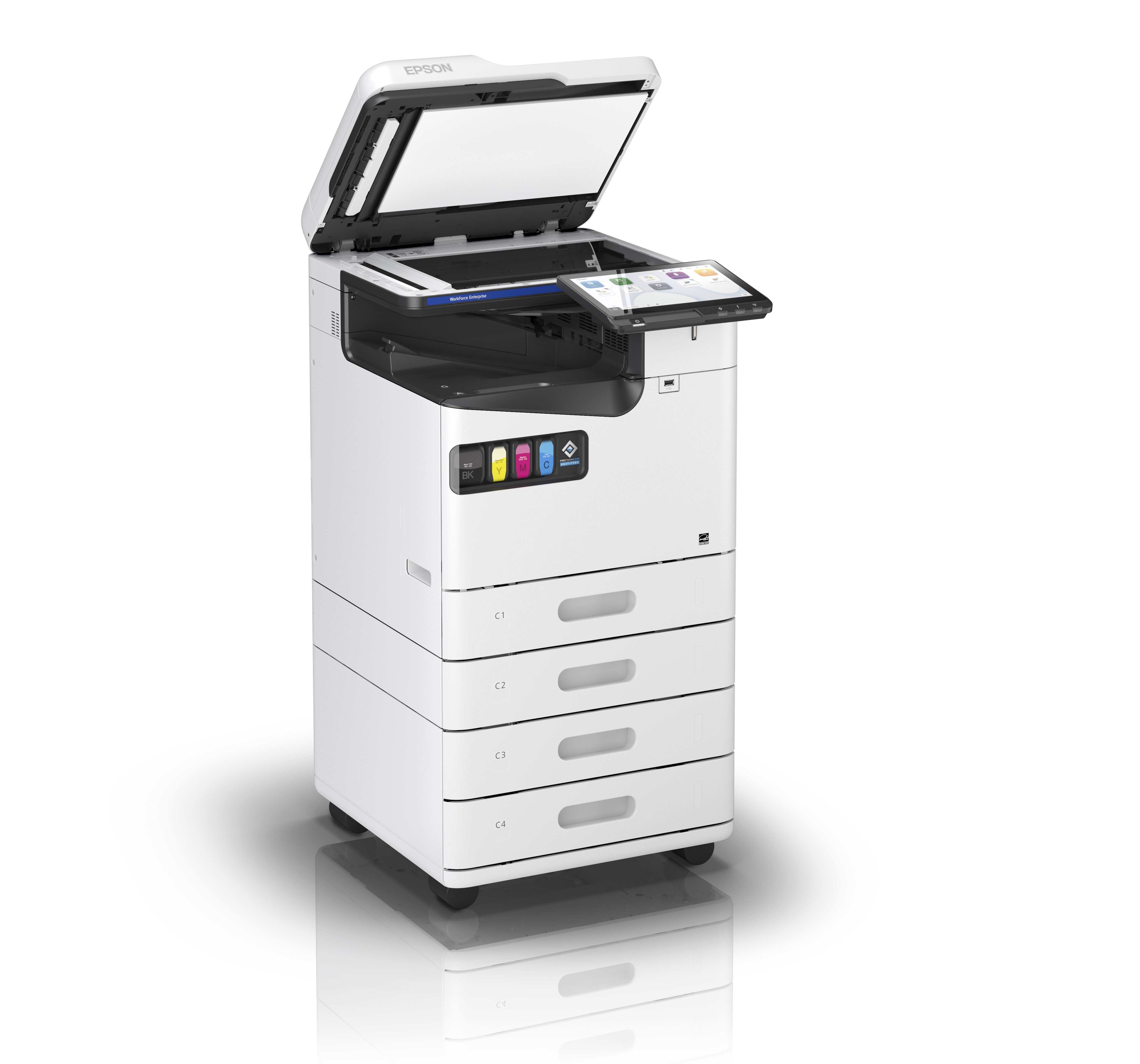 Epson WorkForce Enterprise AM-C400, Tintenstrahl, Farbdruck, 600 x 2400 DPI, A4, Direktdruck, Weiß