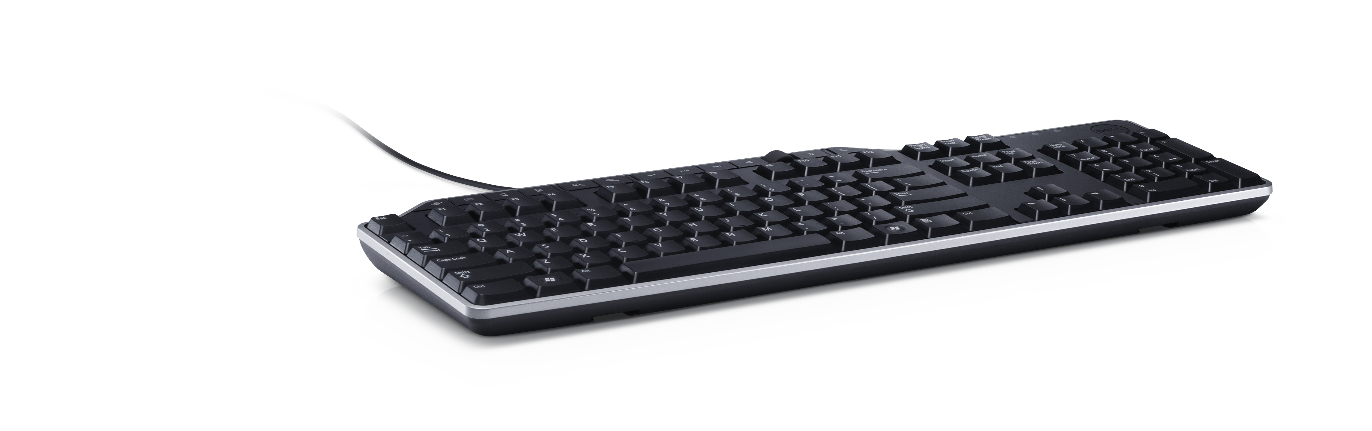 Dell KB-522, Volle Größe (100%), Kabelgebunden, USB, QWERTY, Schwarz