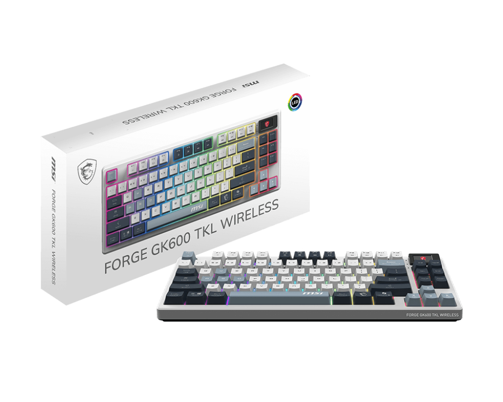 MSI FORGE GK600 - Tastatur - Hotswap-fähig -