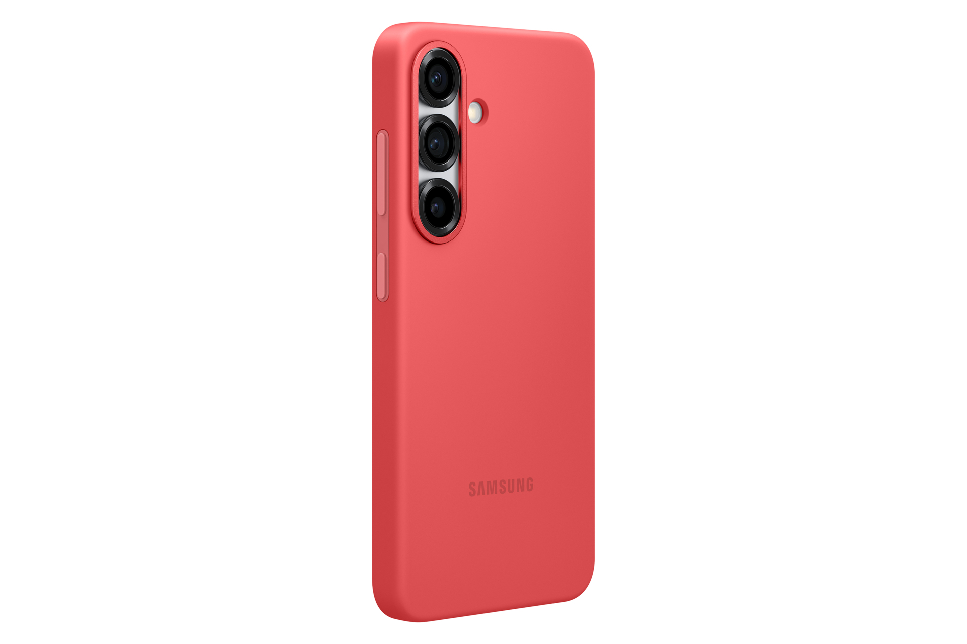 Samsung Silicone Case für das Galaxy S25, Cover, Samsung, Galaxy S25, 15,8 cm (6.2"), Rot