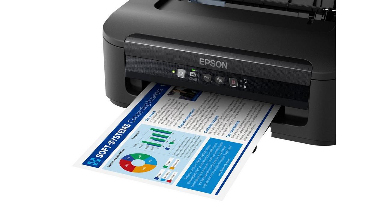 Epson WorkForce WF-2110W - Drucker - Farbe - Tintenstrahl - A4/Legal - 5760 x 1440 dpi - bis zu 9 Se