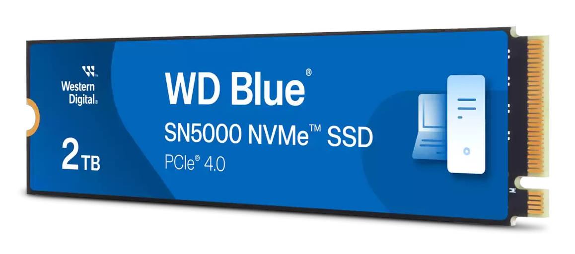 Western Digital WD Blue SN5000 NVMe SSD 2TB, M.2 2280 / M-Key / PCIe 4.0 x4