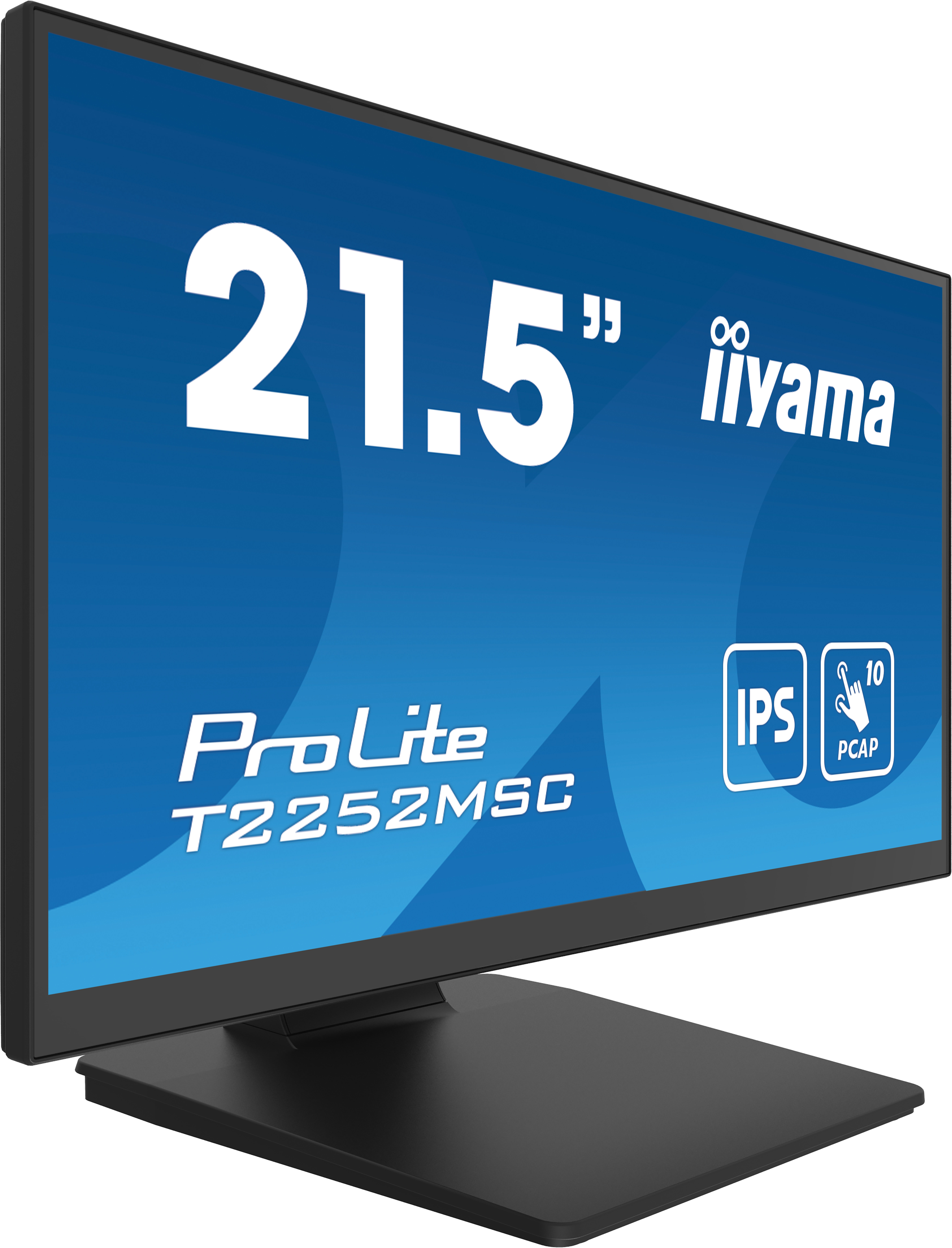 iiyama ProLite T2252MSC-B2 Touch-Monitor 54.5cm (21.45") Full HD, IPS, 5ms, HDMI, Displayport, USB