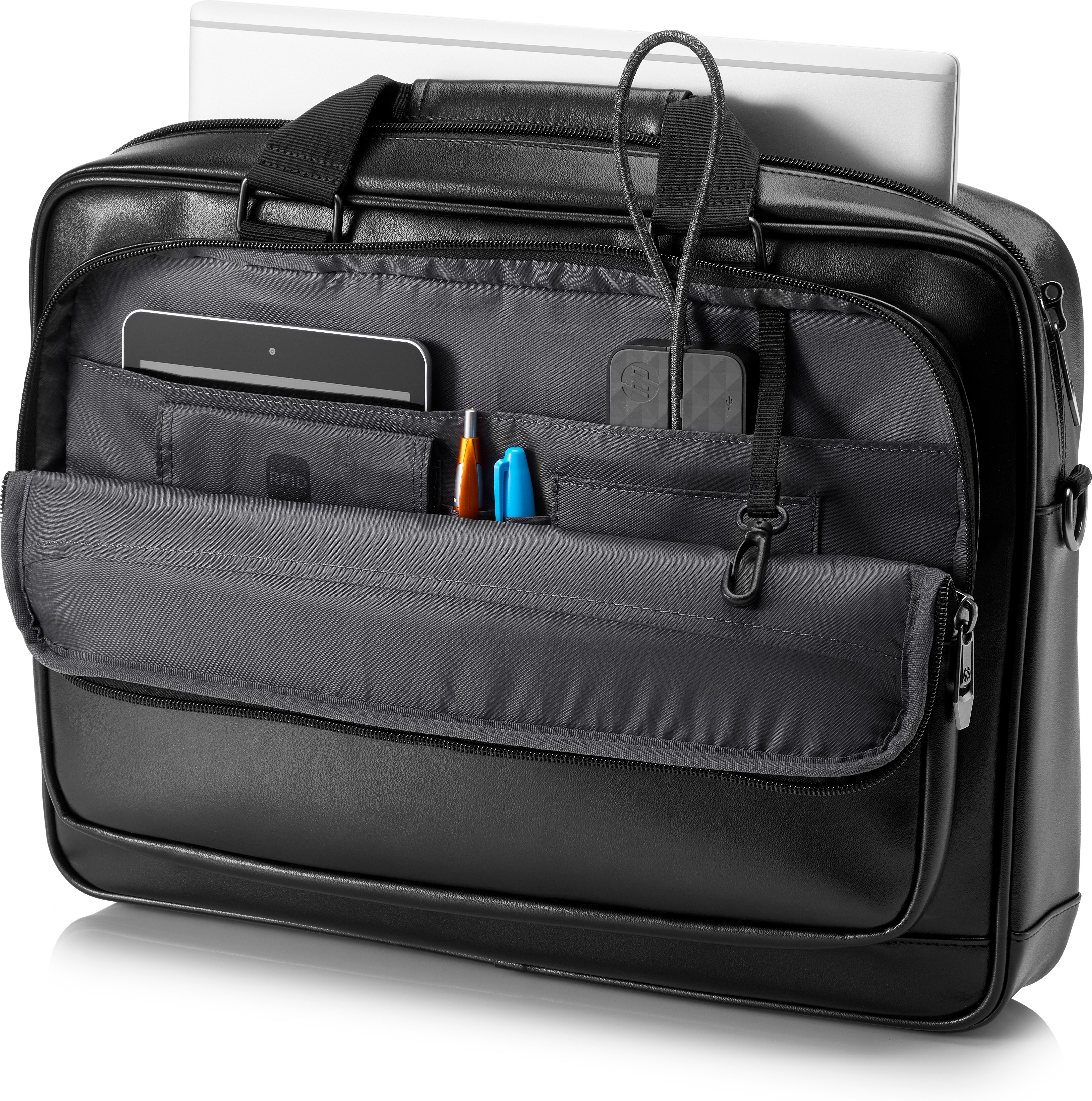 HP Executive Leather Top Load - Notebook-Tasche - 39.6 cm (15.6")