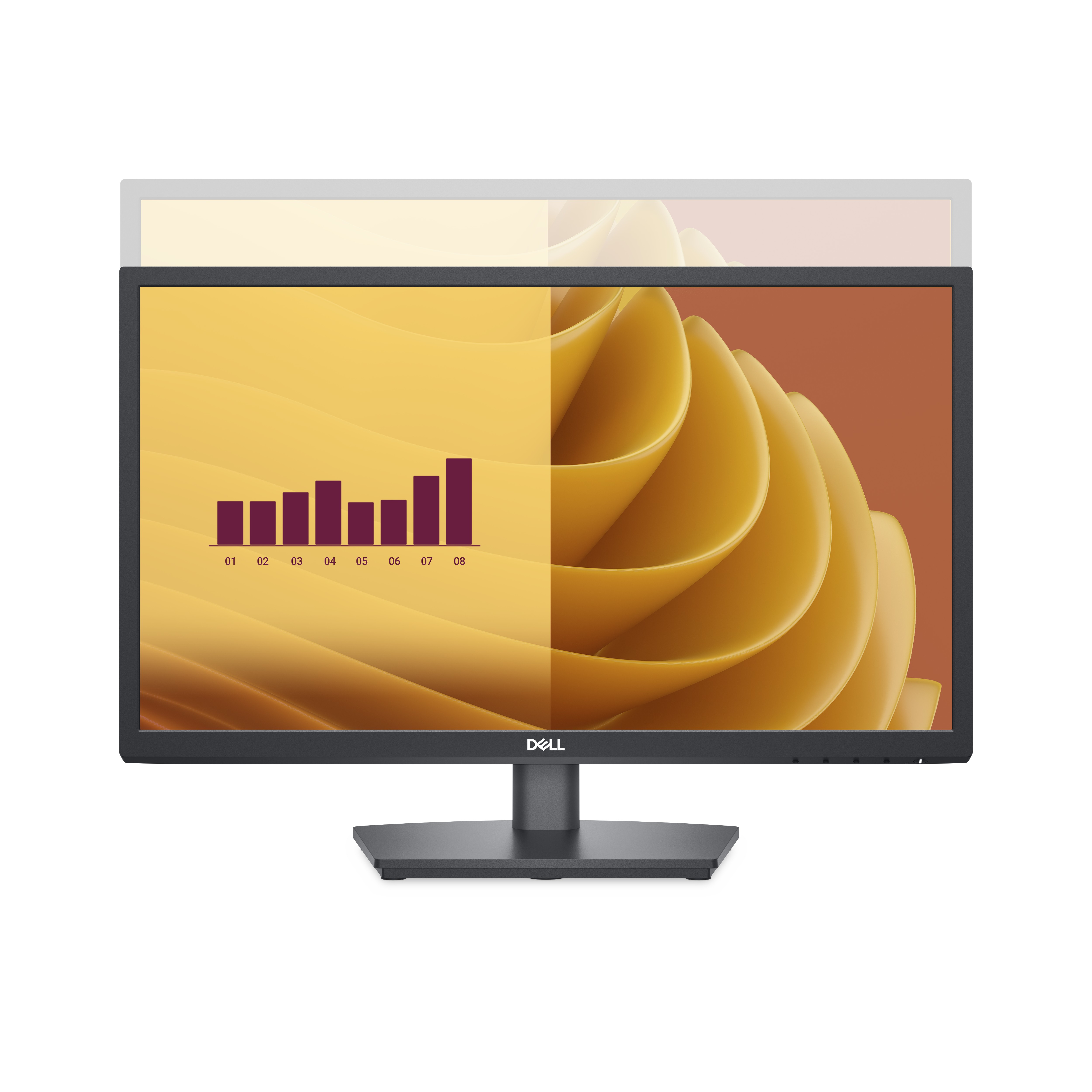 Dell E2225HS - LED-Monitor - 55.9 cm (22") (21.45" sichtbar)