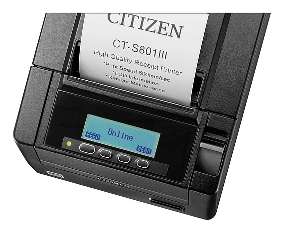 Citizen CT-S801III Thermal Printer USB+ Option - POS-Drucker - Thermotransferdruck
