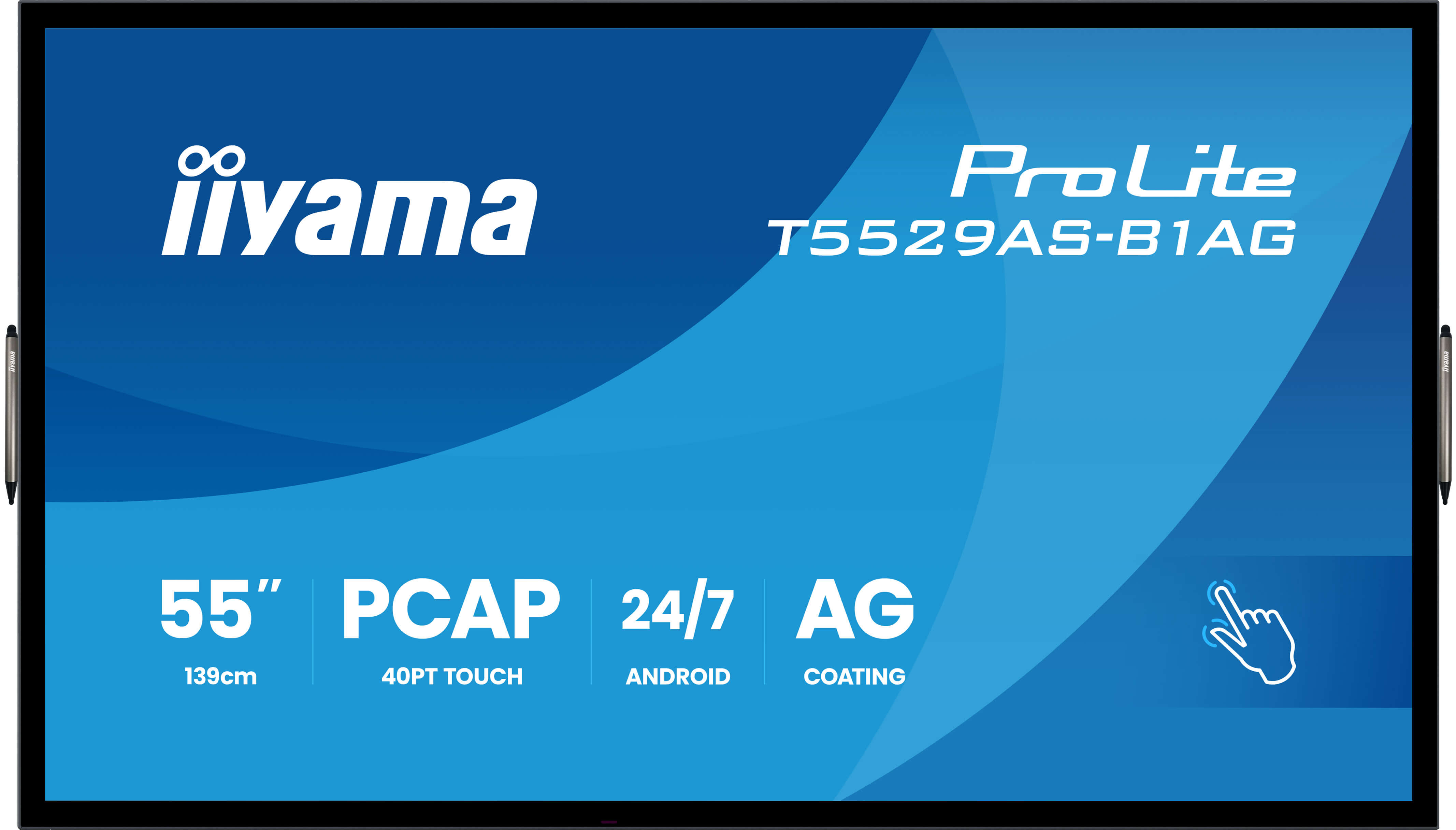Iiyama ProLite T5529AS-B1AG - 140 cm (55") Diagonalklasse (139 cm (54.6")
