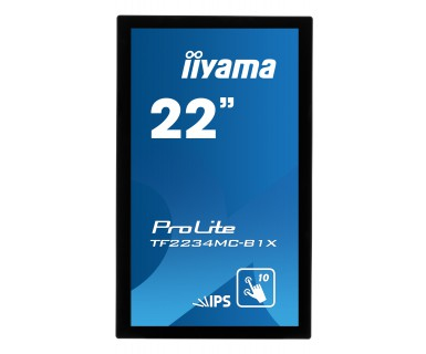 Iiyama TF2234MC-B1X, 54,6 cm (21.5"), 1920 x 1080 Pixel, Full HD, LED, 8 ms, Schwarz