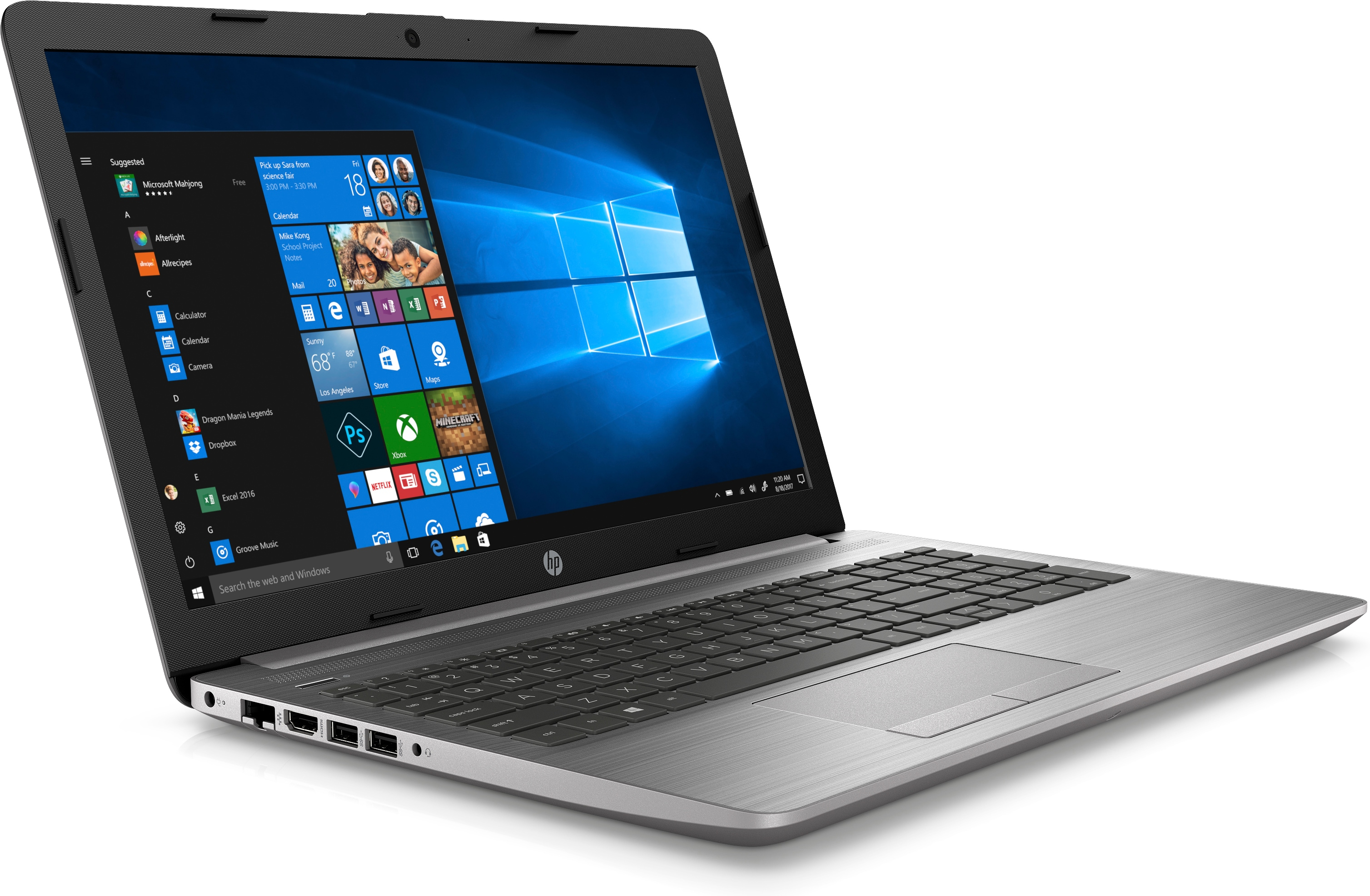 HP 250 G7, Intel® Core? i3, 1,2 GHz, 39,6 cm (15.6"), 1920 x 1080 Pixel, 8 GB, 512 GB