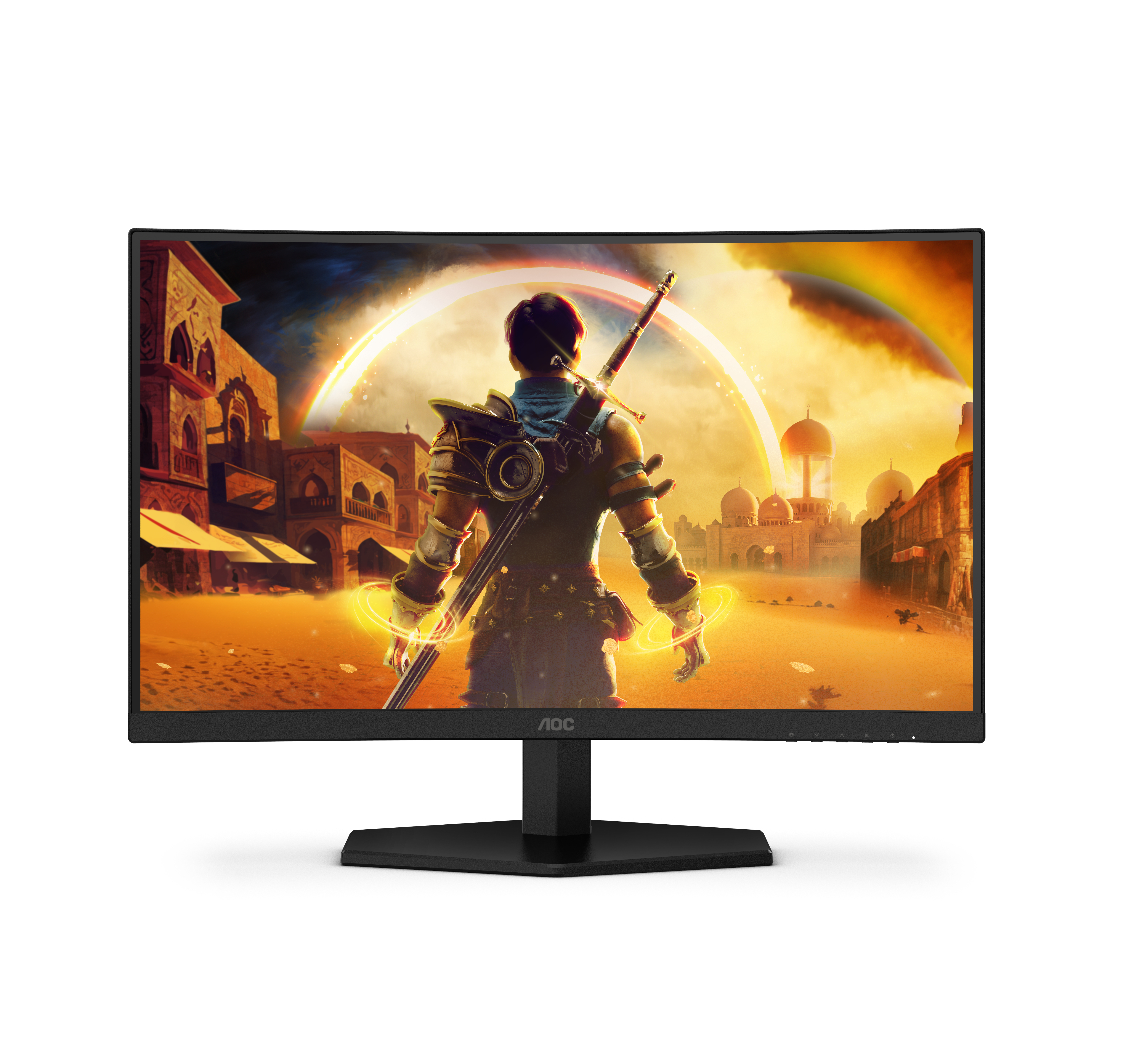AOC Gaming C24G42E - LED-Monitor - Gaming - gebogen - 61 cm (24")