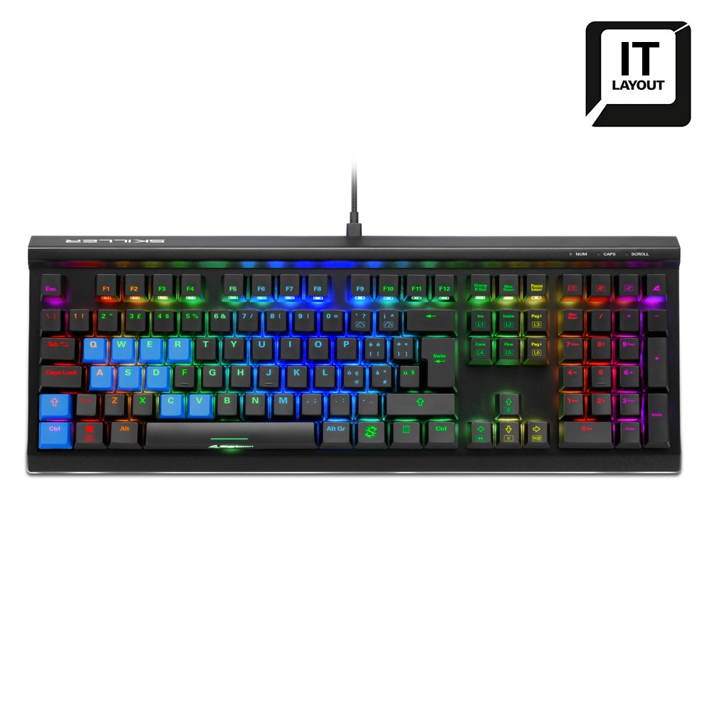 Sharkoon Skiller SGK60 - Tastatur - Hintergrundbeleuchtung