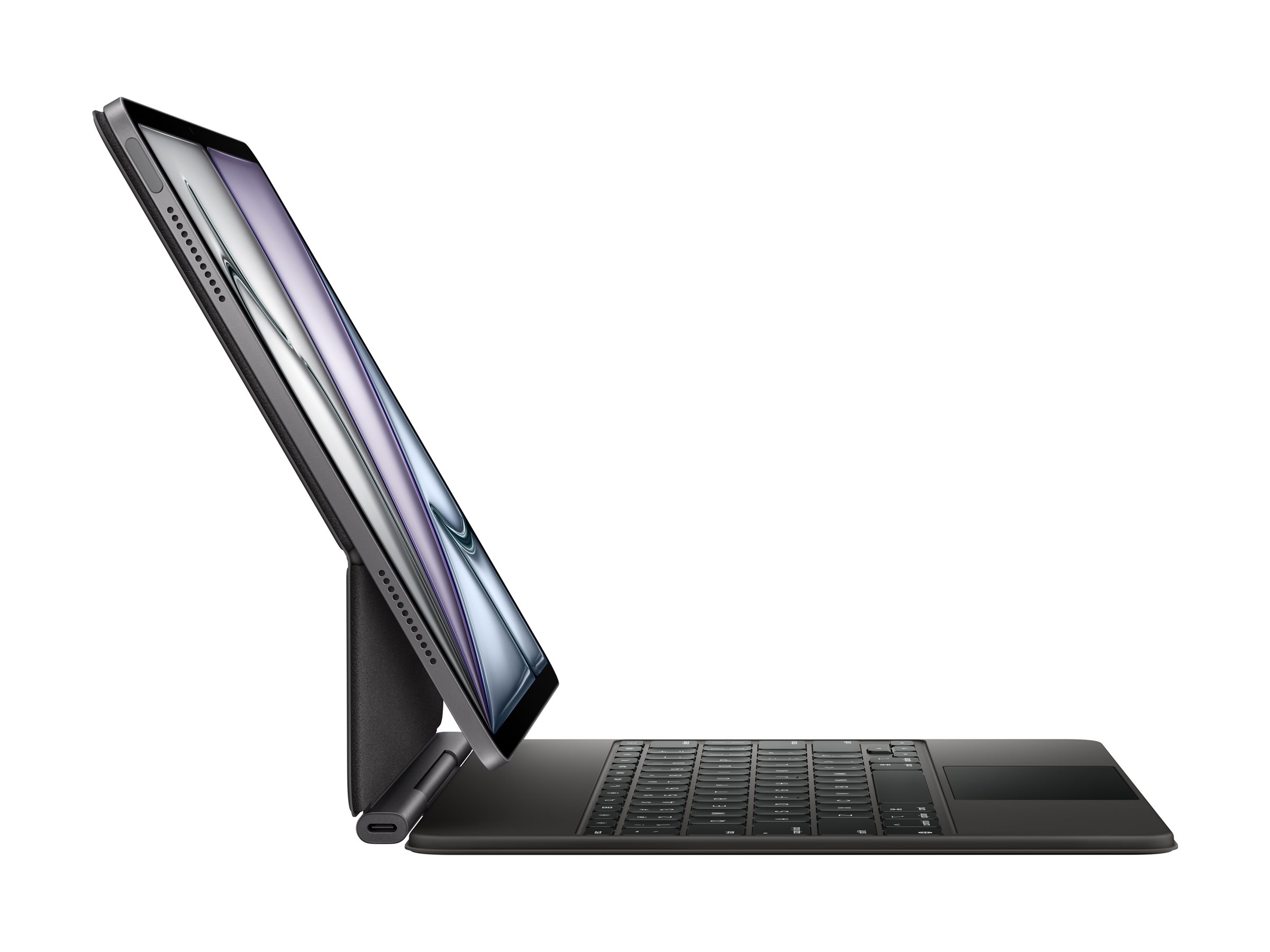 Apple Magic Keyboard für das 13" iPad Air (M3) - Deutsch - Schwarz, QWERTZ, Deutsch, Trackpad, Scher
