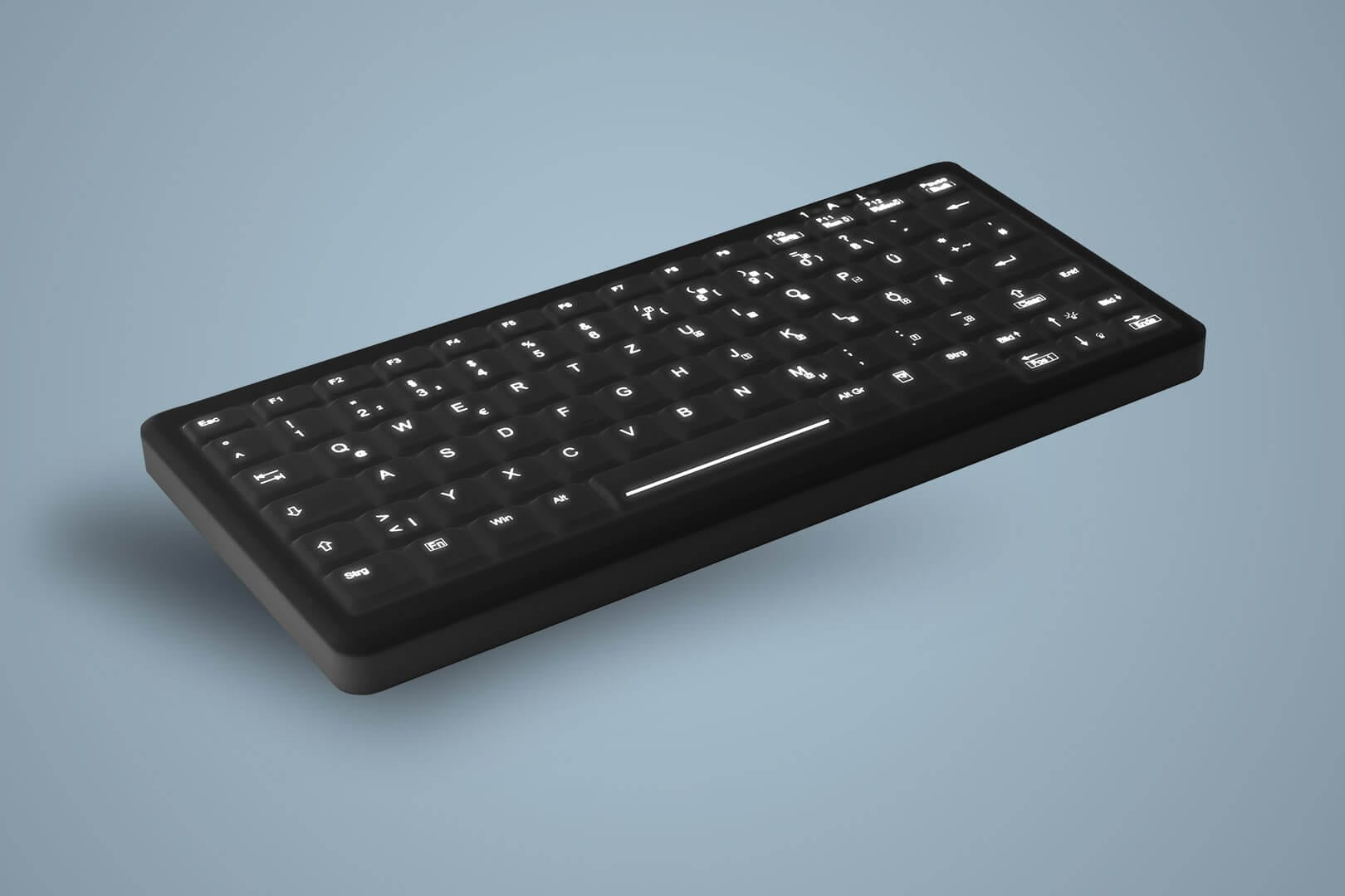 Cherry Active Key AK-CB4110, Kabelgebunden, USB, Scherenschalter, Schwarz