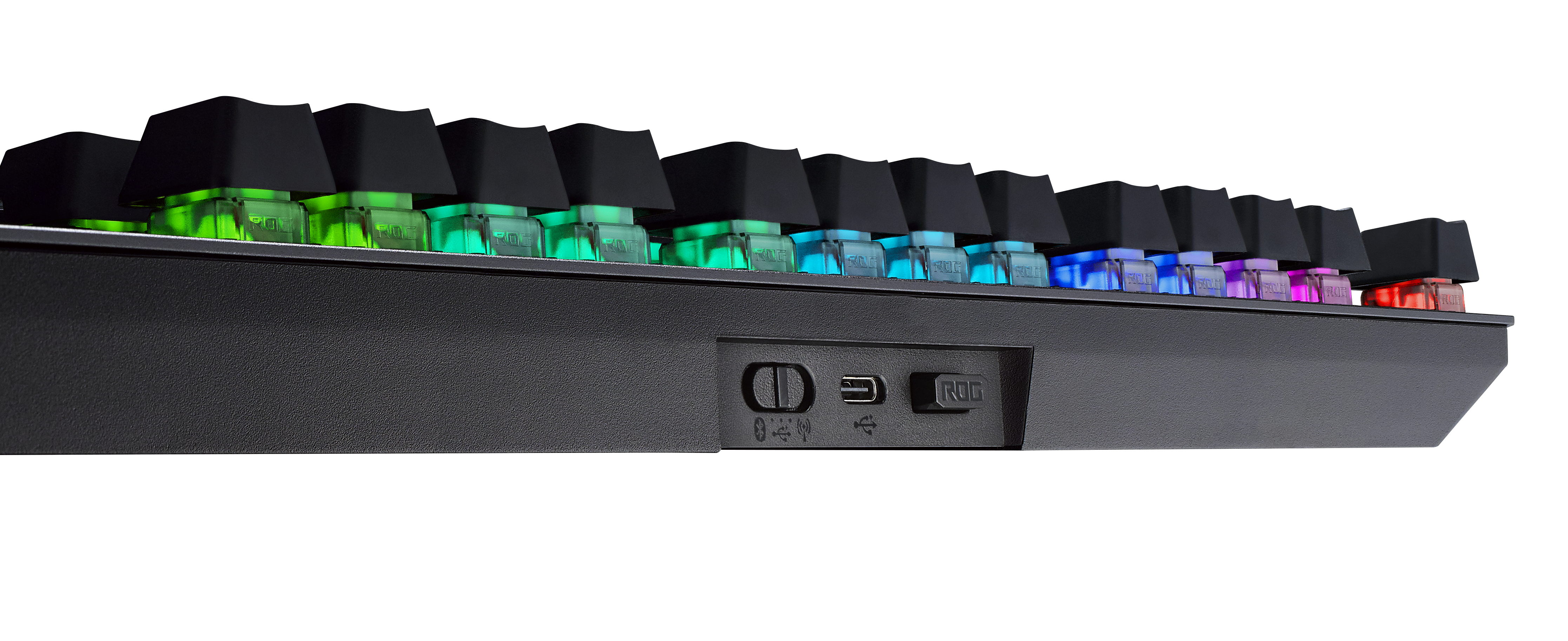 ASUS ROG Strix Scope RX TKL Wireless Deluxe, Verkabelt & Kabellos, USB + RF Wireless + Bluetooth, Me