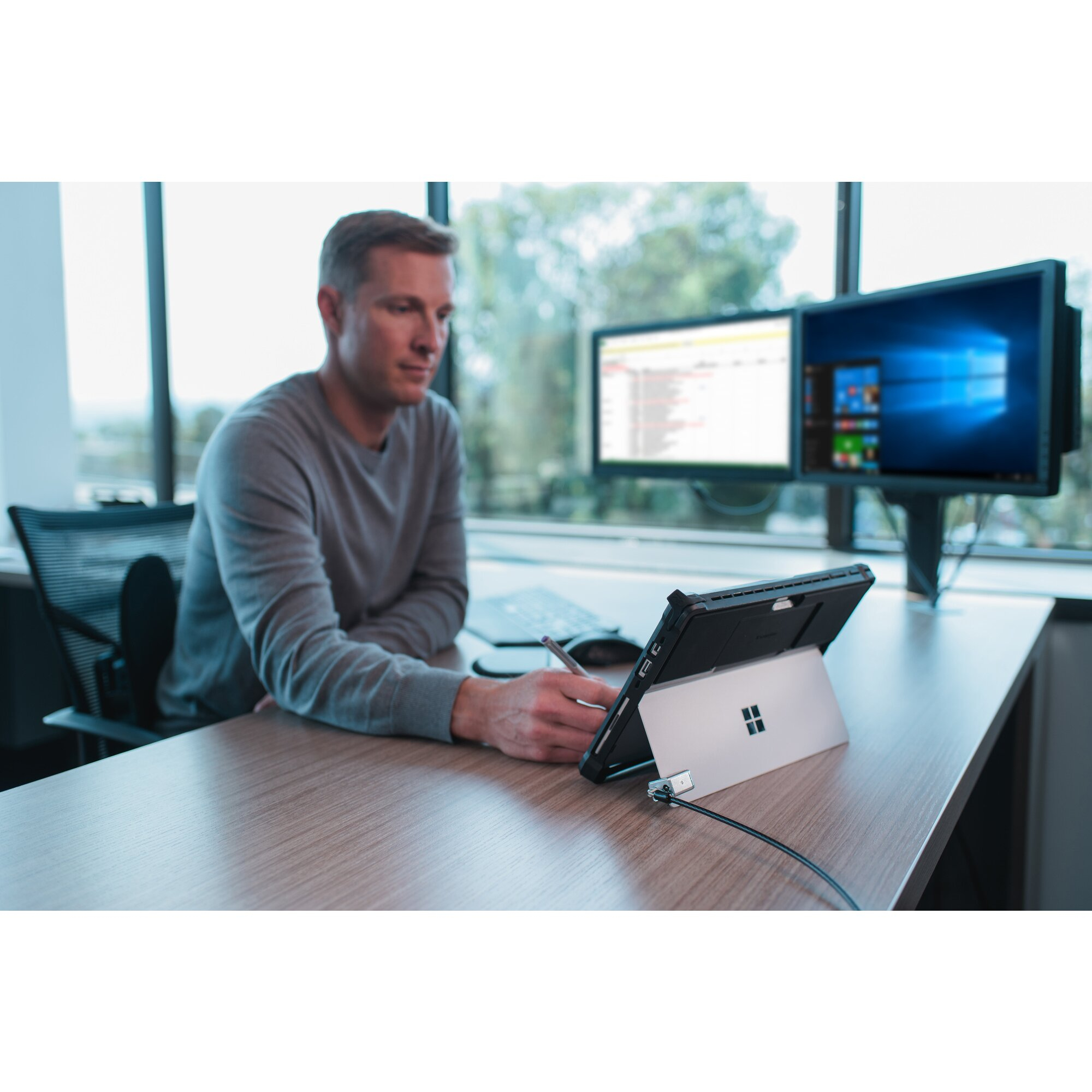 Kensington Sicherheitskabelschloss - 1.8 m - für Microsoft Surface Go, Go 2, Go 3, Pro (Mitte 2017)