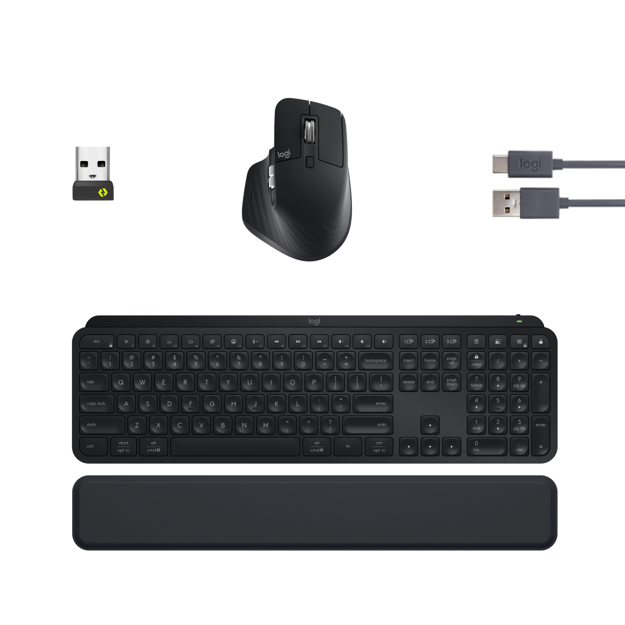 Logitech MX Keys S Combo - Tastatur-und-Maus-Set
