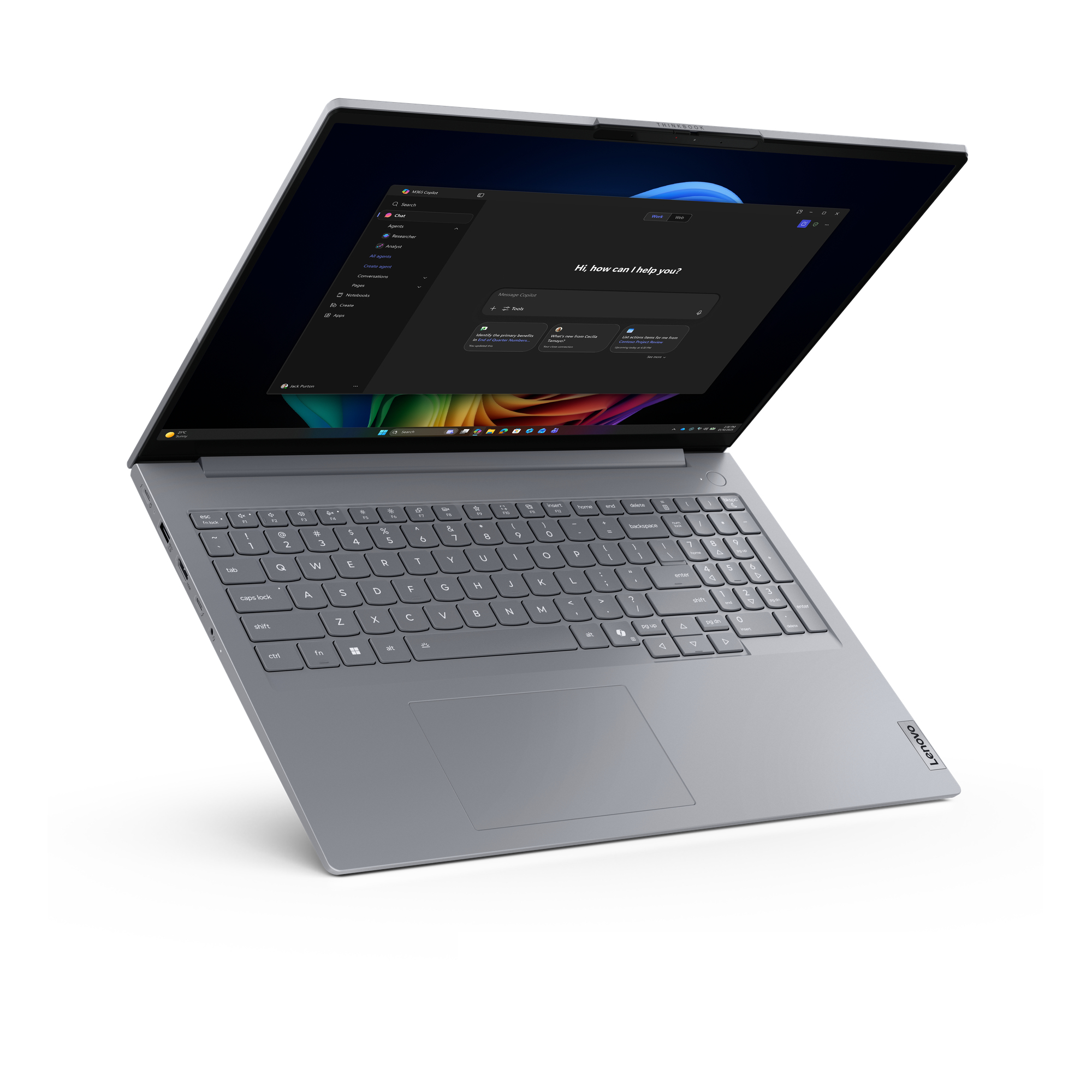 Lenovo ThinkBook 16 G9 IPL, 16" WUXGA, Core Ultra 7 355, 16GB RAM, 512GB SSD, Win11 Pro