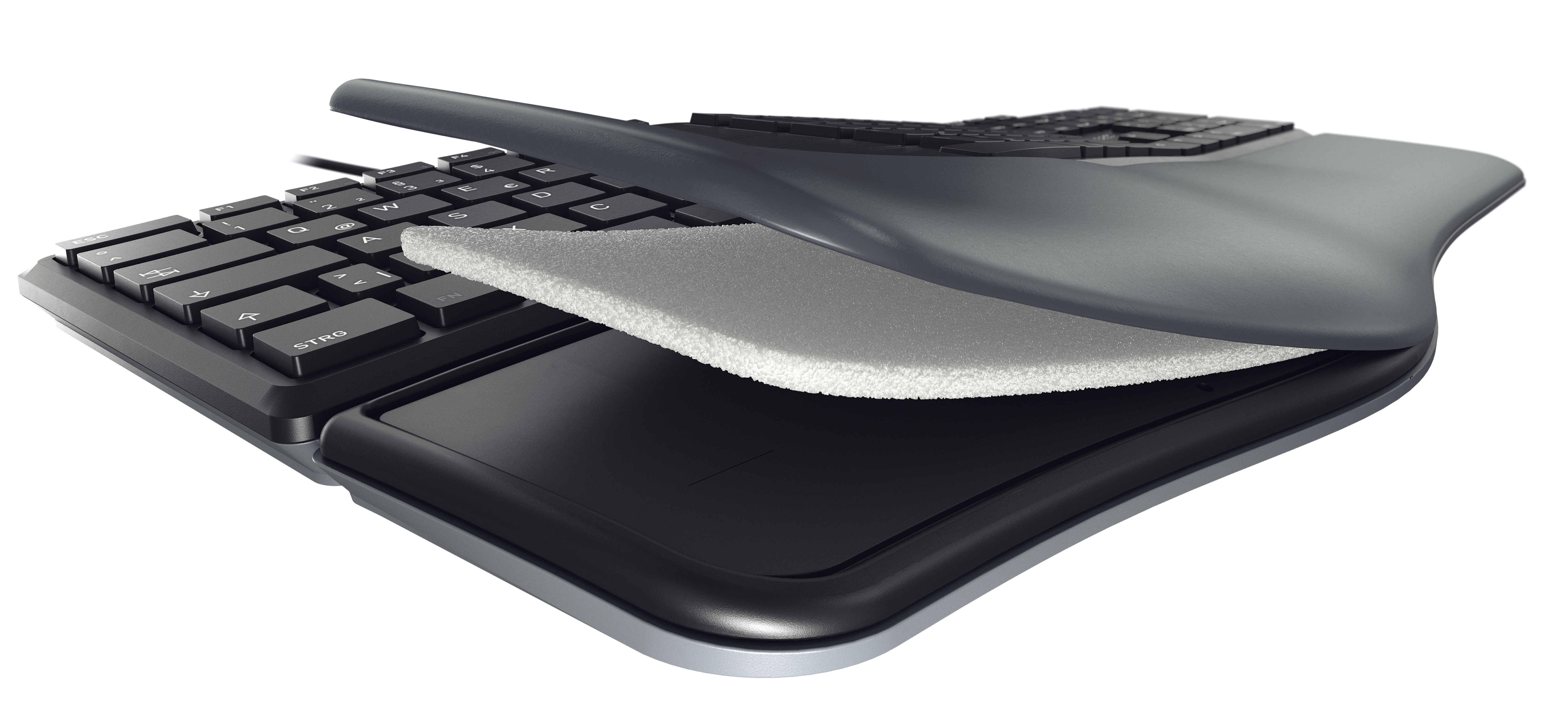 Cherry KC 4500 ERGO - Tastatur - USB - QWERTY
