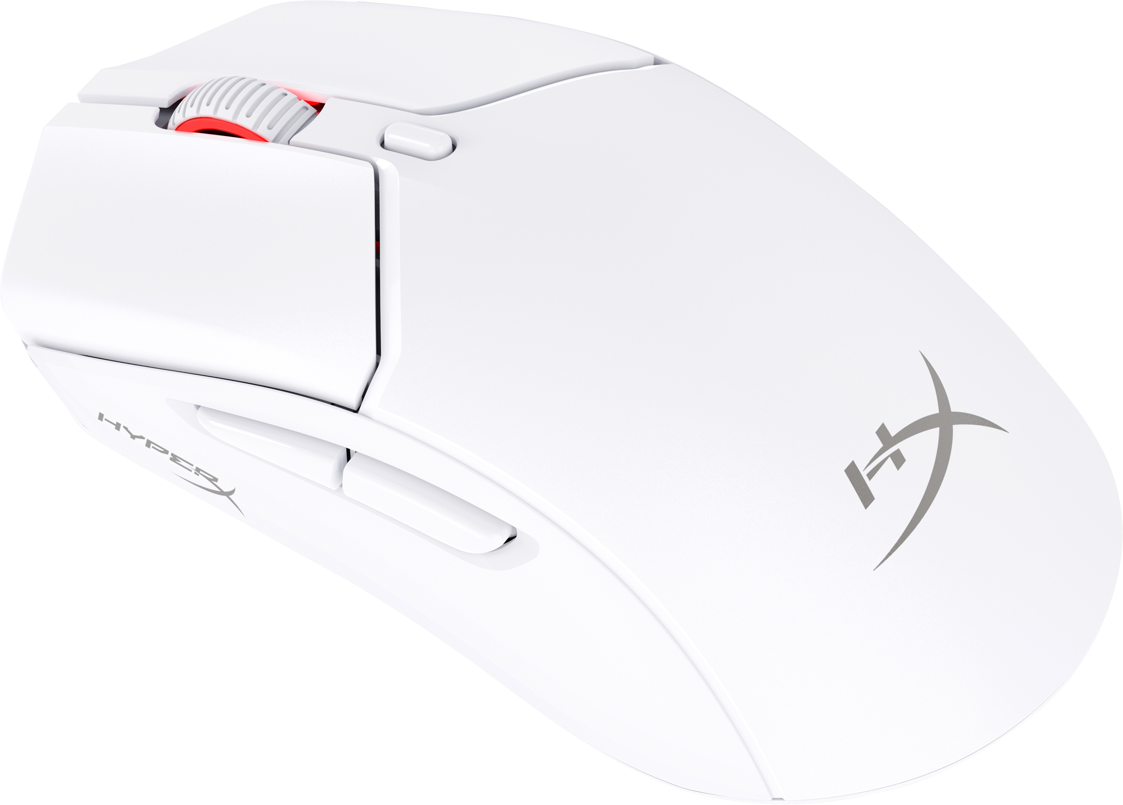 HP HyperX Pulsefire Haste 2 ? Wireless-Gaming-Maus (Weiß), Beidhändig, RF Wireless + Bluetooth, 2600