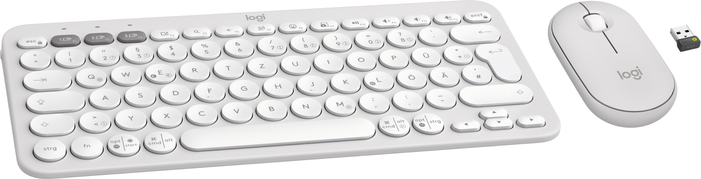 Logitech Pebble 2 Combo - Tastatur-und-Maus-Set