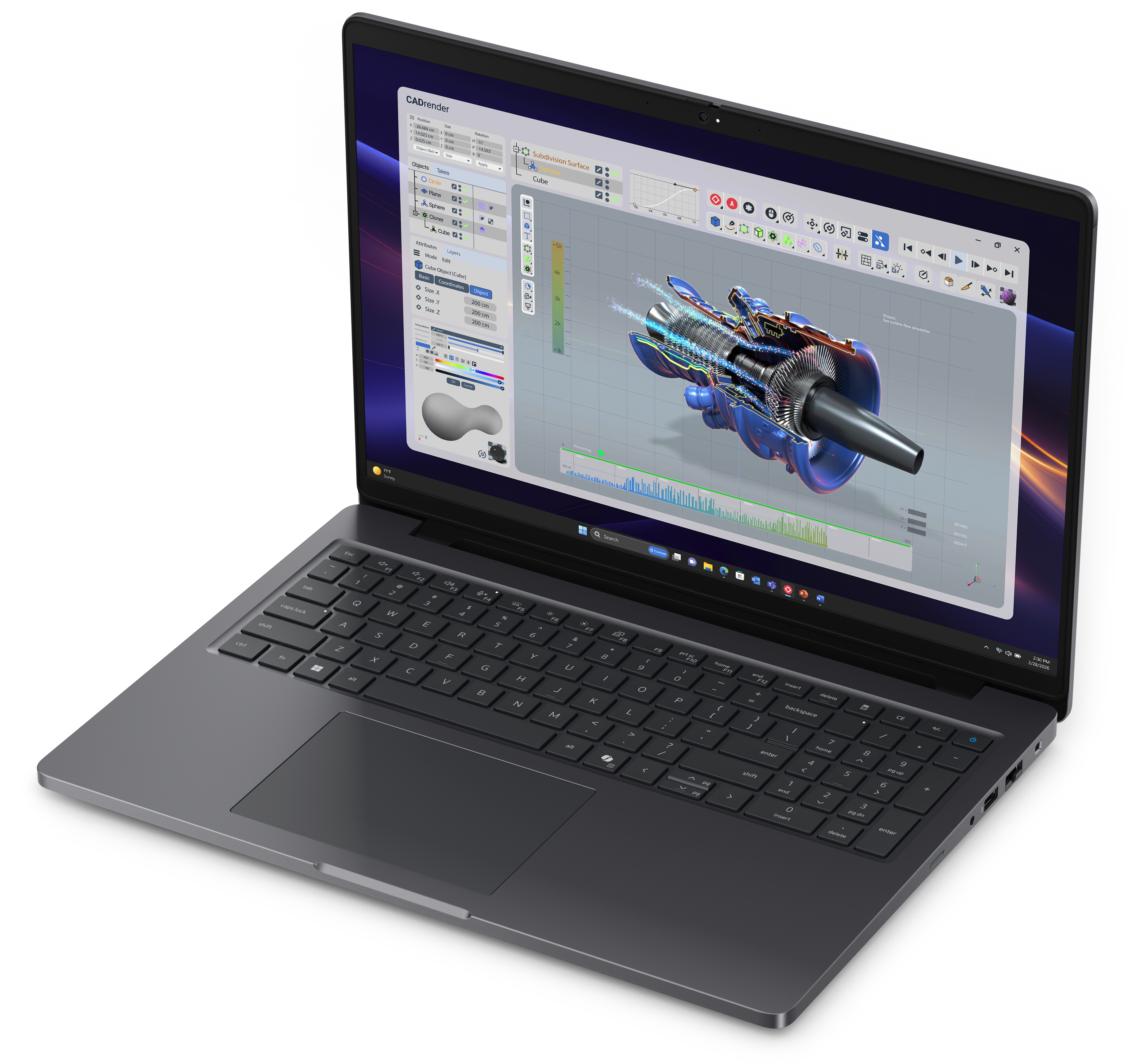 Dell Pro Precision 5 16 PW516261 - Intel Core Ultra 9 386H / 2.1 GHz - vPro Enterprise - Win 11 Pro