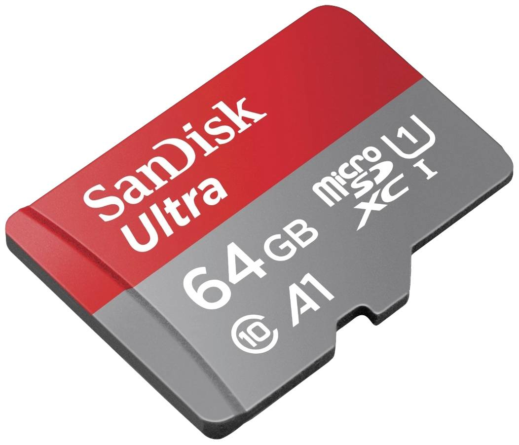 SanDisk Ultra microSDXC Speicherkarte+ SD Adapter - Extended Capacity SD (MicroSDHC)