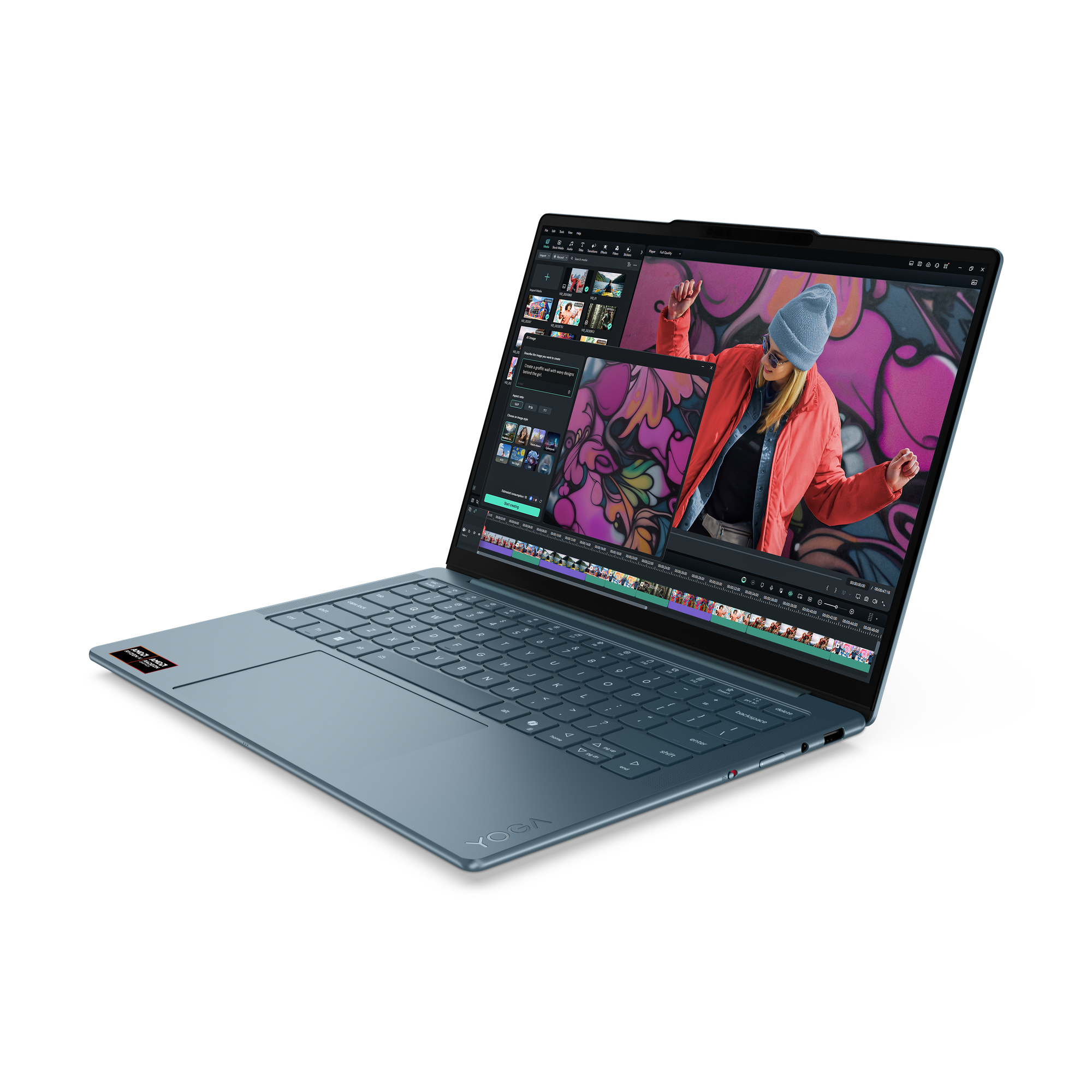 Lenovo Yoga Slim 7 14AKP10, 14"WQXGA+ OLED, AMD Ryzen AI 7 350, 16GB RAM, 512GB SSD, W11H