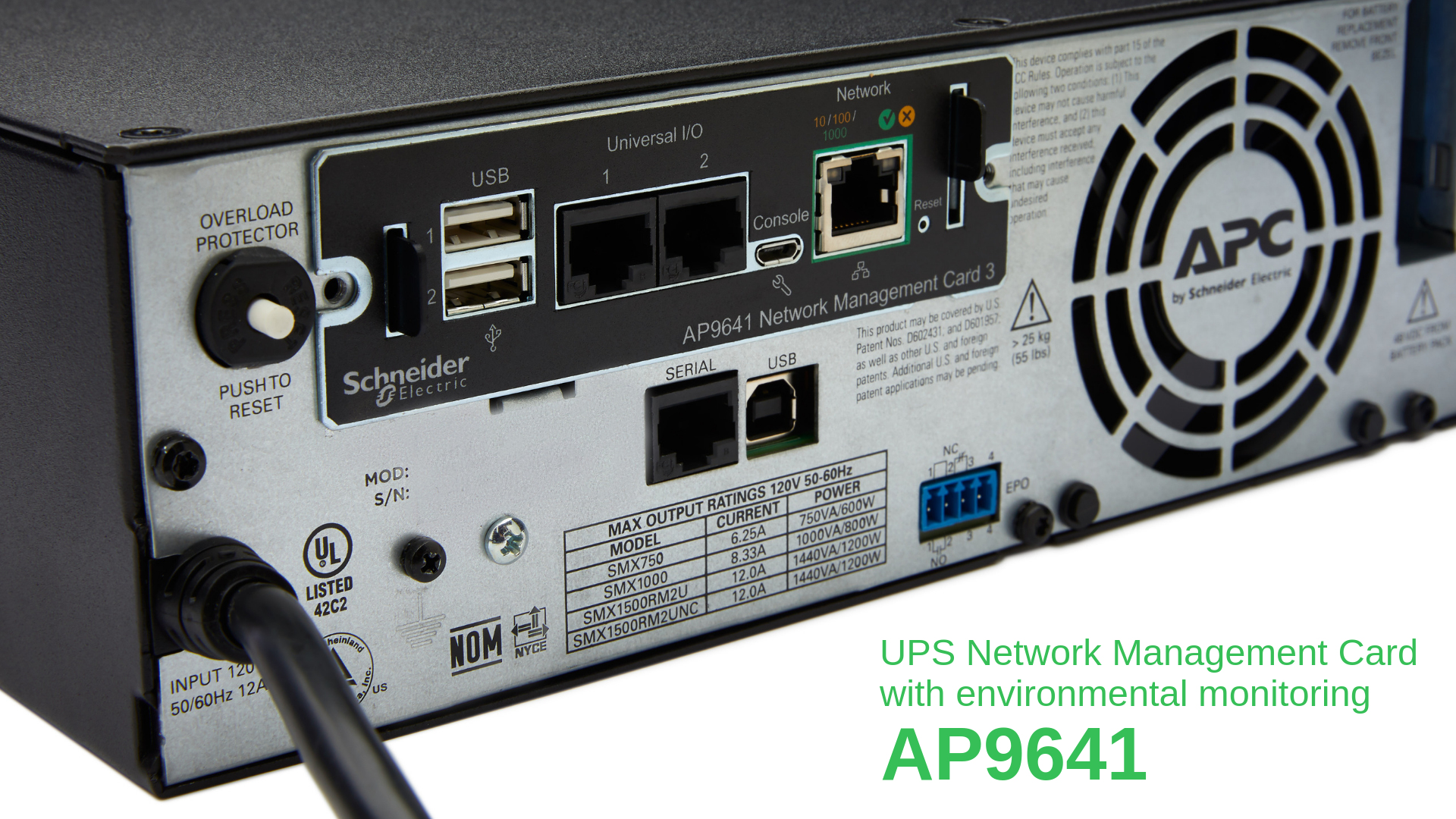 APC AP9641 UPS Network Management Card 3
