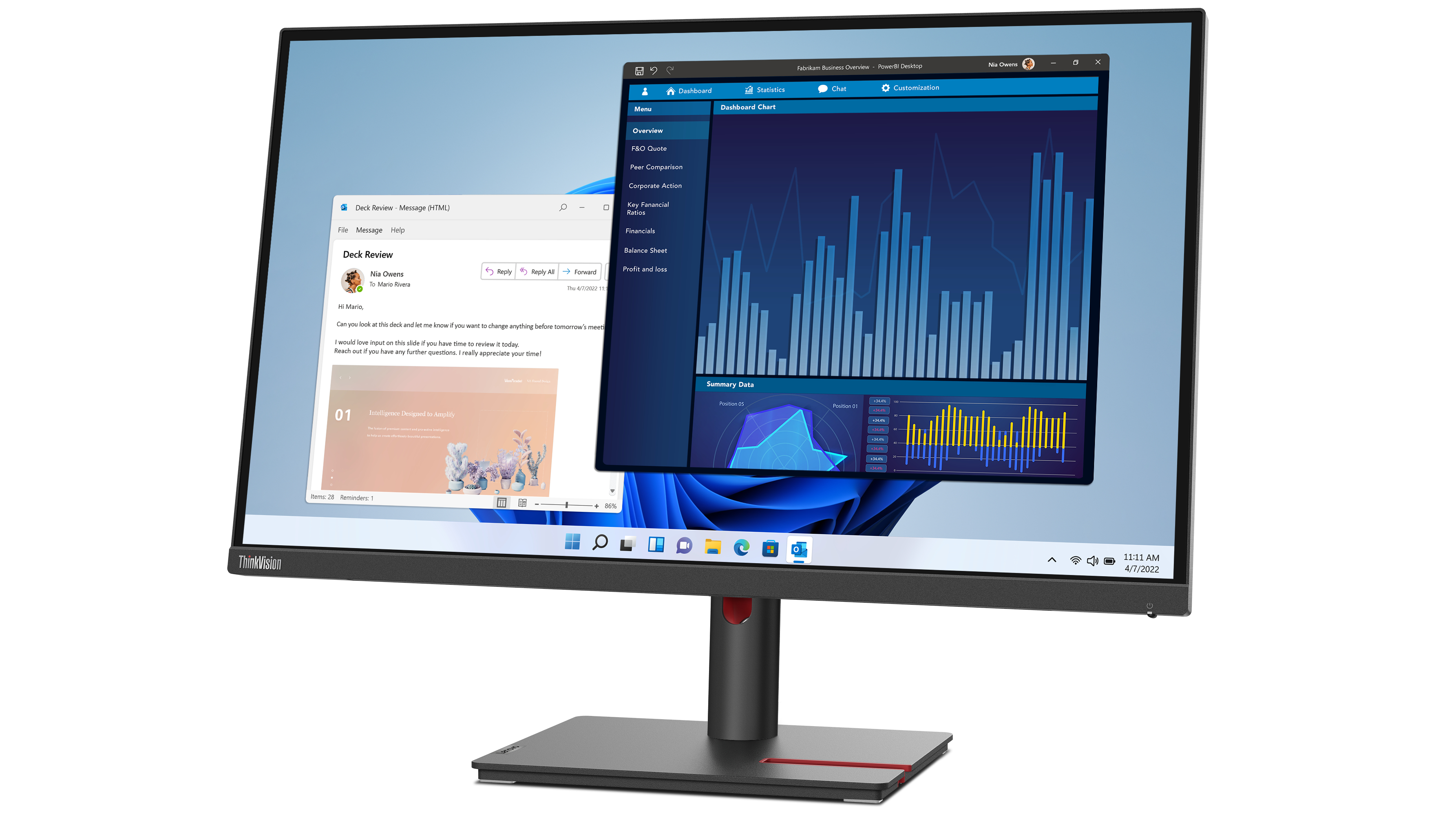 Lenovo ThinkVision T27p-30 - LED-Monitor - 68.6 cm (27")