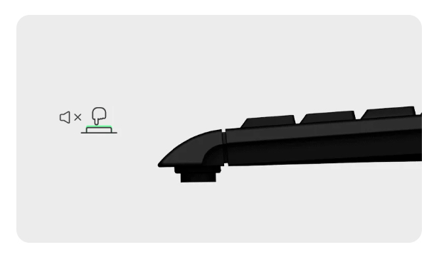 KeySonic KSK-3011ELC (DE), Super-Mini Tastatur, integrierter Numernblock black, Combo, Kabelgebunden