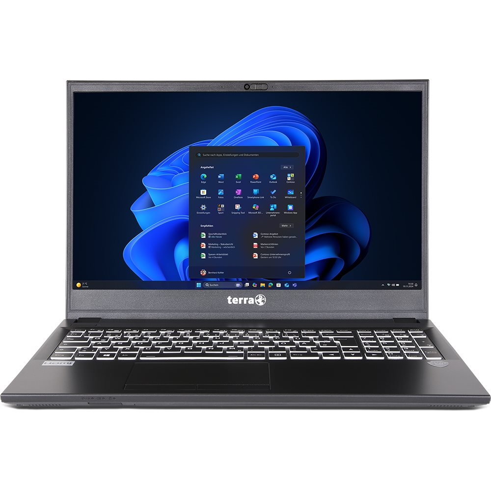 TERRA MOBILE 1516R i3-1315U W11P, Intel® Core? i3, 39,6 cm (15.6"), 1920 x 1080 Pixel, 8 GB, 500 GB,