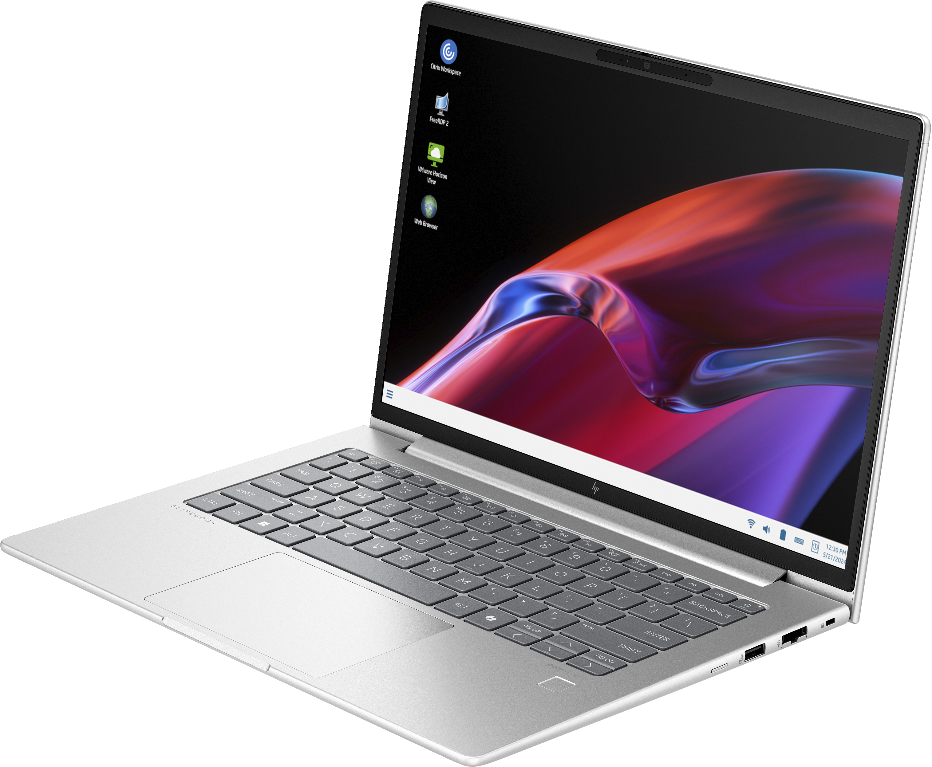 HP Elite Mobile Thin Client mt645 G8 - 180°-Scharnierdesign - AMD Ryzen 3 7335U / 3 GHz - Win 10 IoT