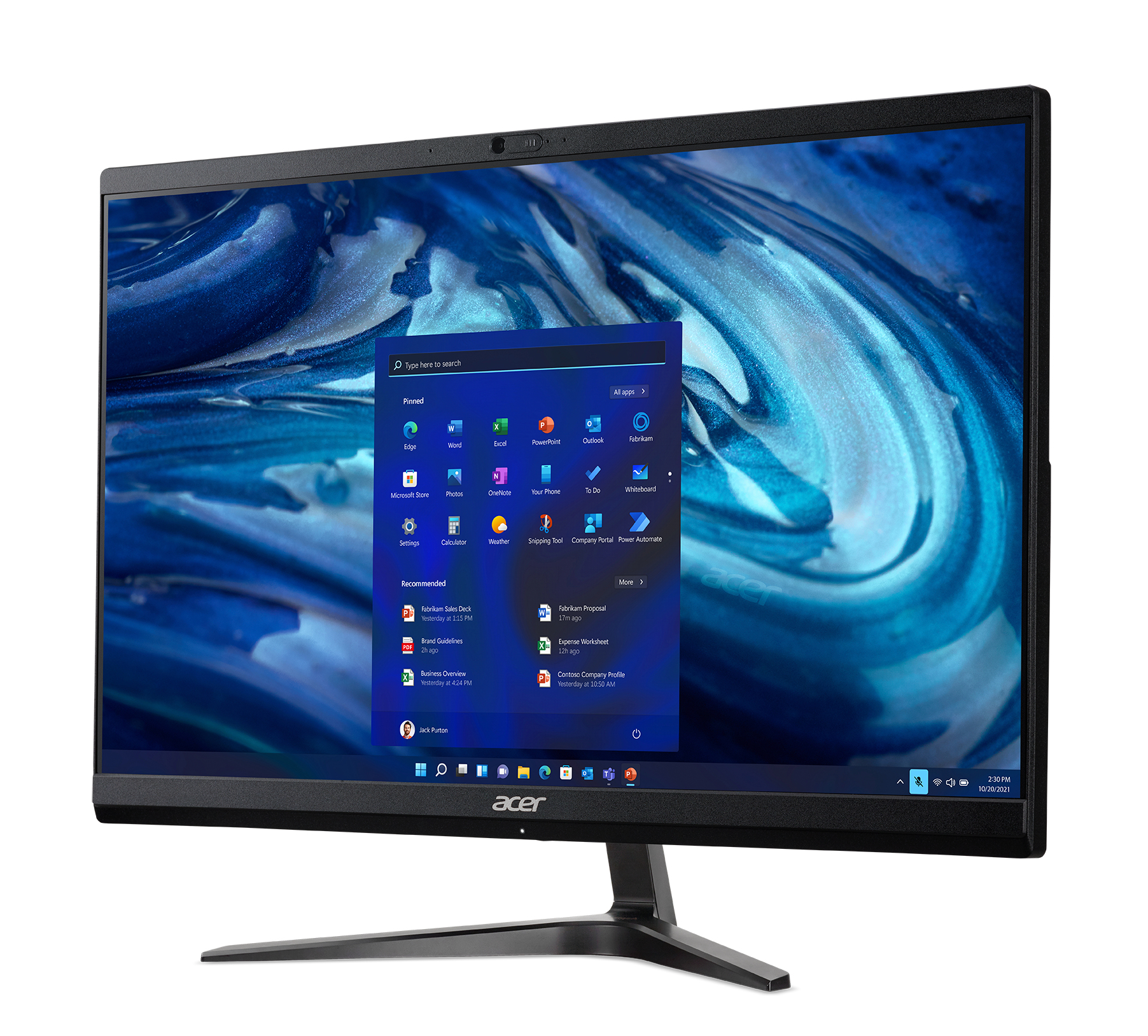 Acer Veriton Z2 VZ2594G - All-in-One (Komplettlösung) - Core i5 1235U - RAM 8 GB - SSD 256 GB - Inte