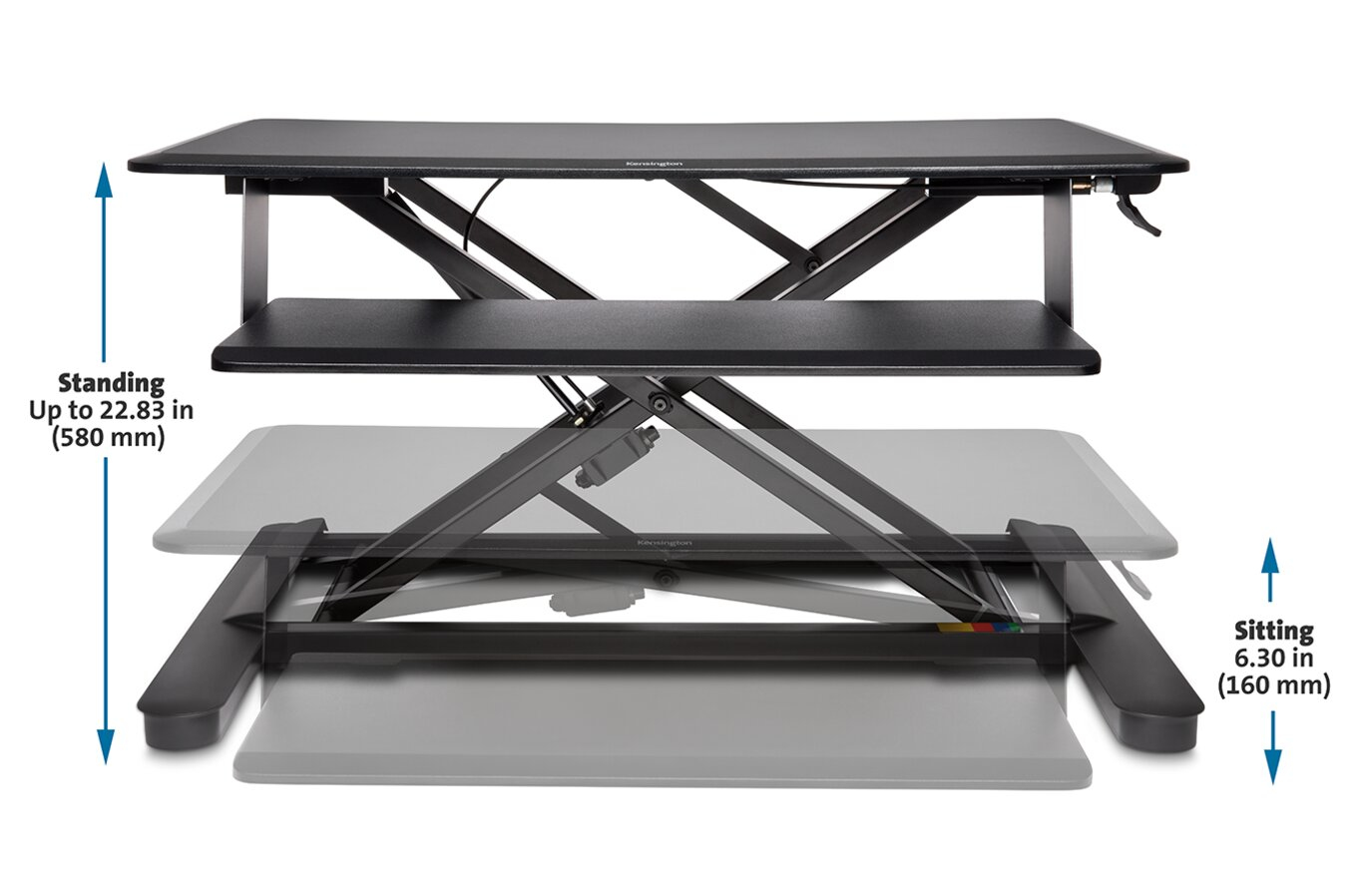 Kensington SmartFit Sit/Stand Desk - Notebook-Ständer